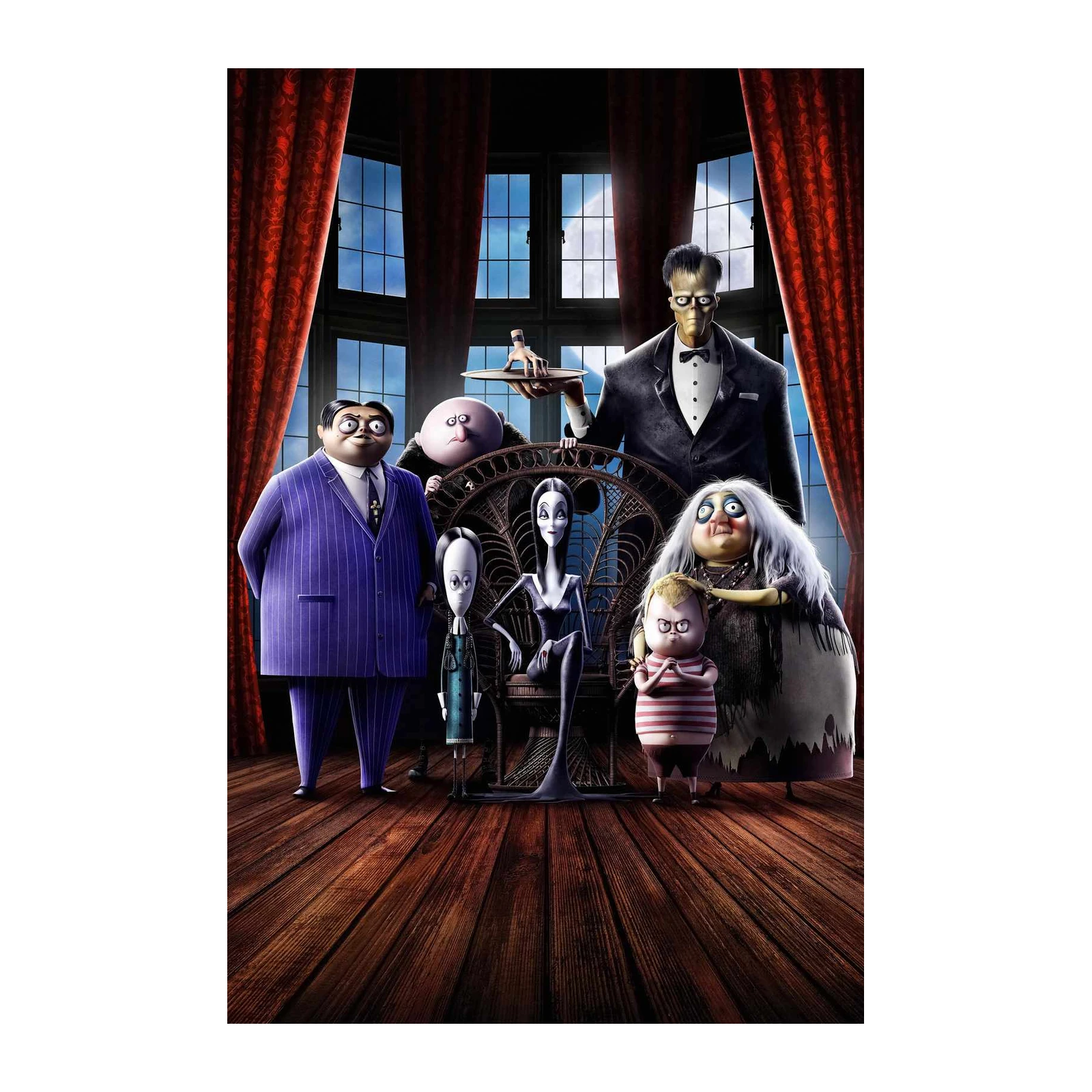 Addams Family Iconic Characters Wall Art