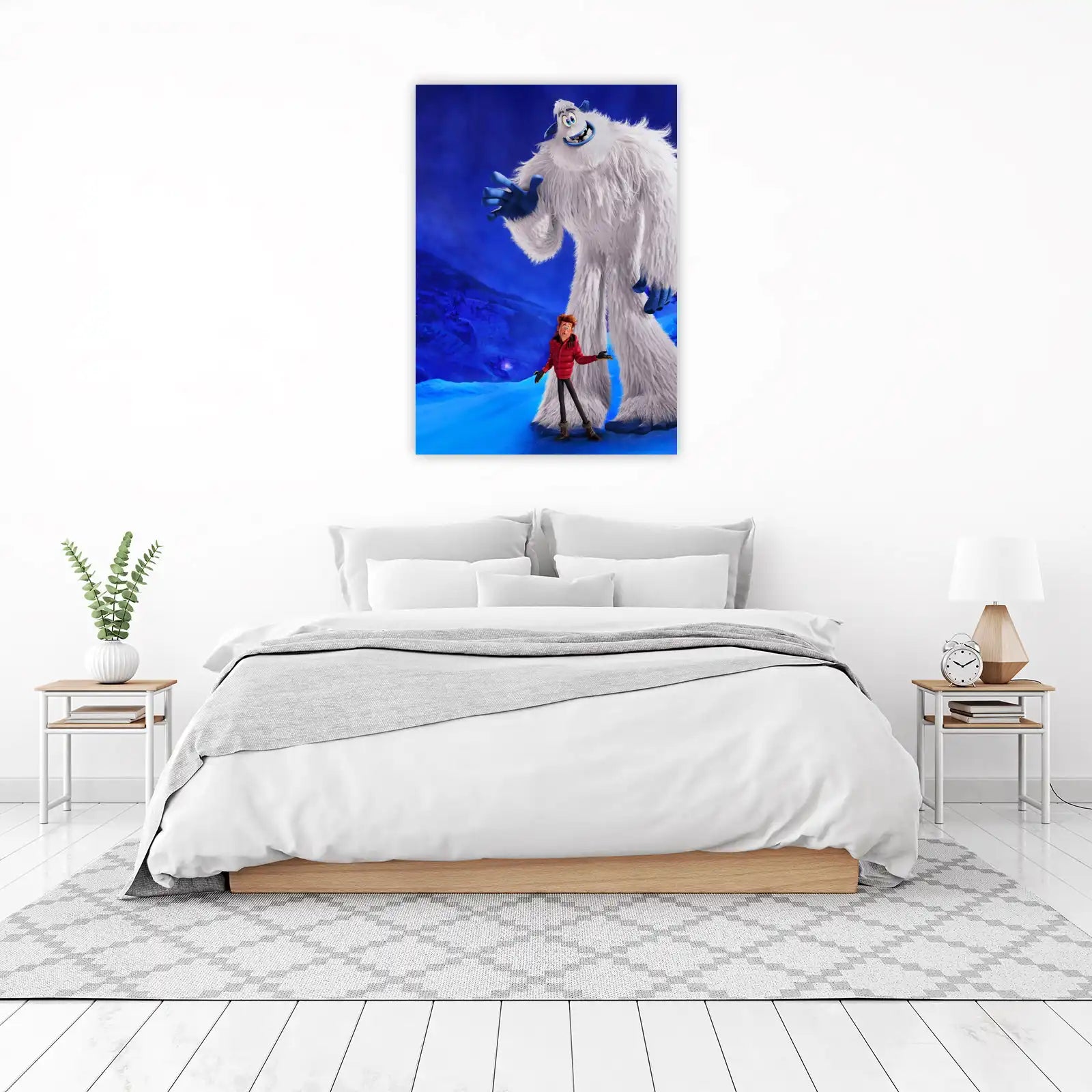 Animated Yeti & Explorer Wall Art