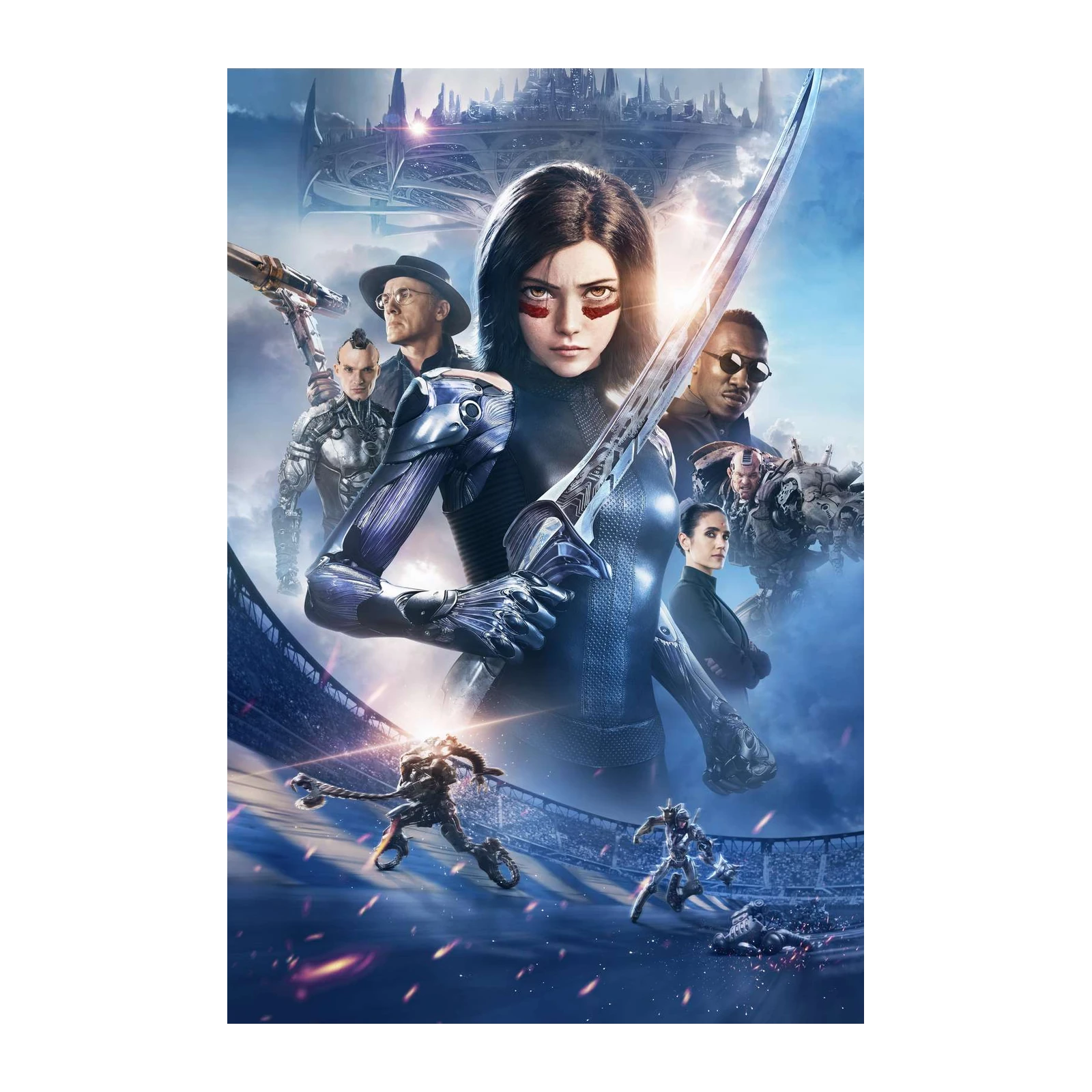 Alita Battle Angel Action Movie Poster Wall Art