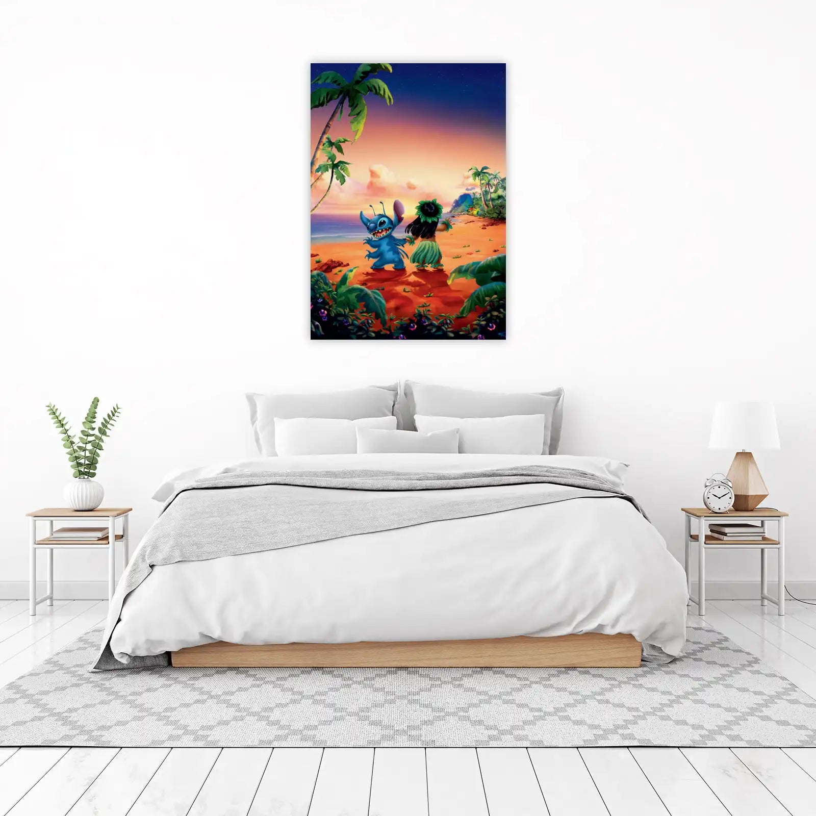 Lilo & Stitch Hawaiian Sunset Wall Art