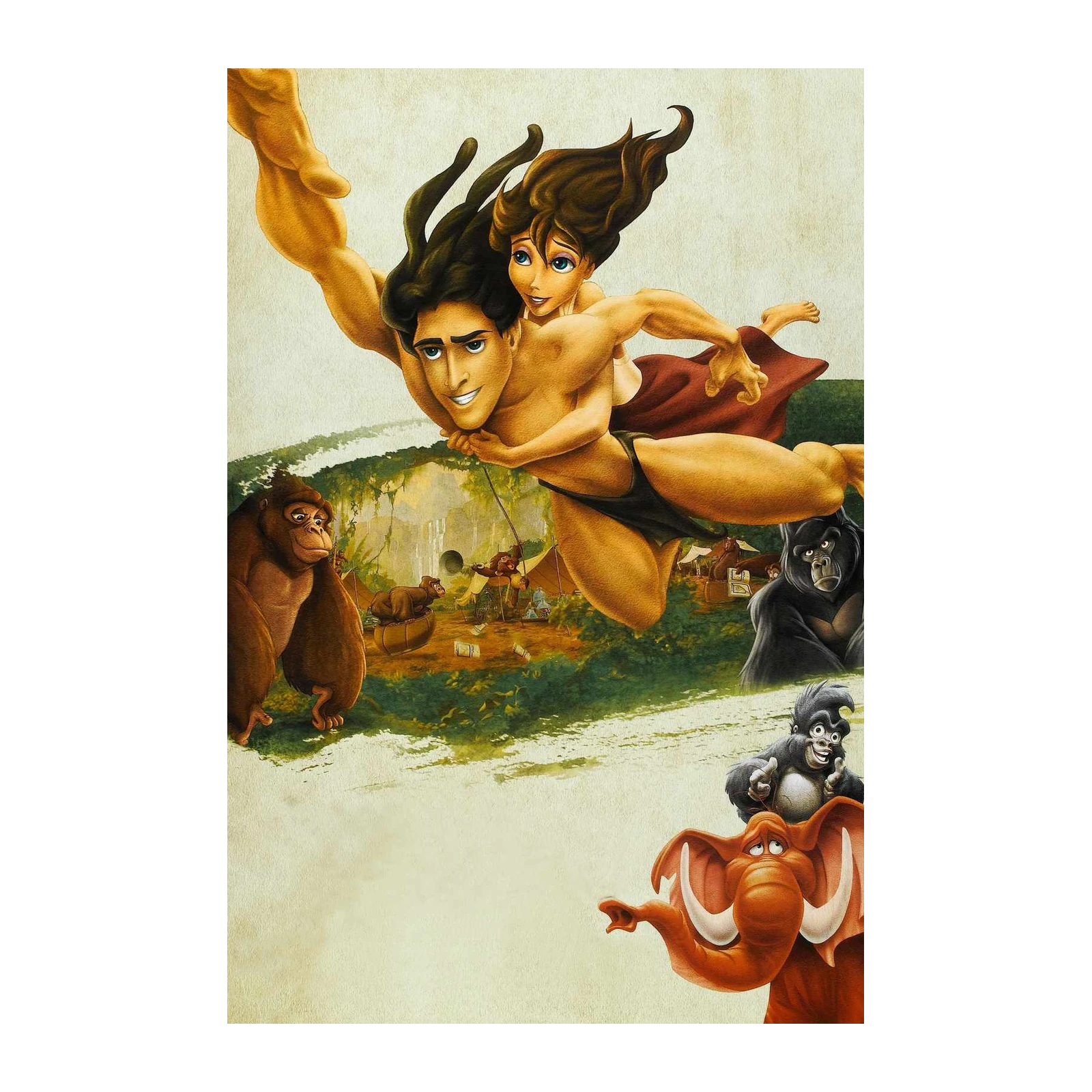 Disney Tarzan Jungle Adventure Wall Art