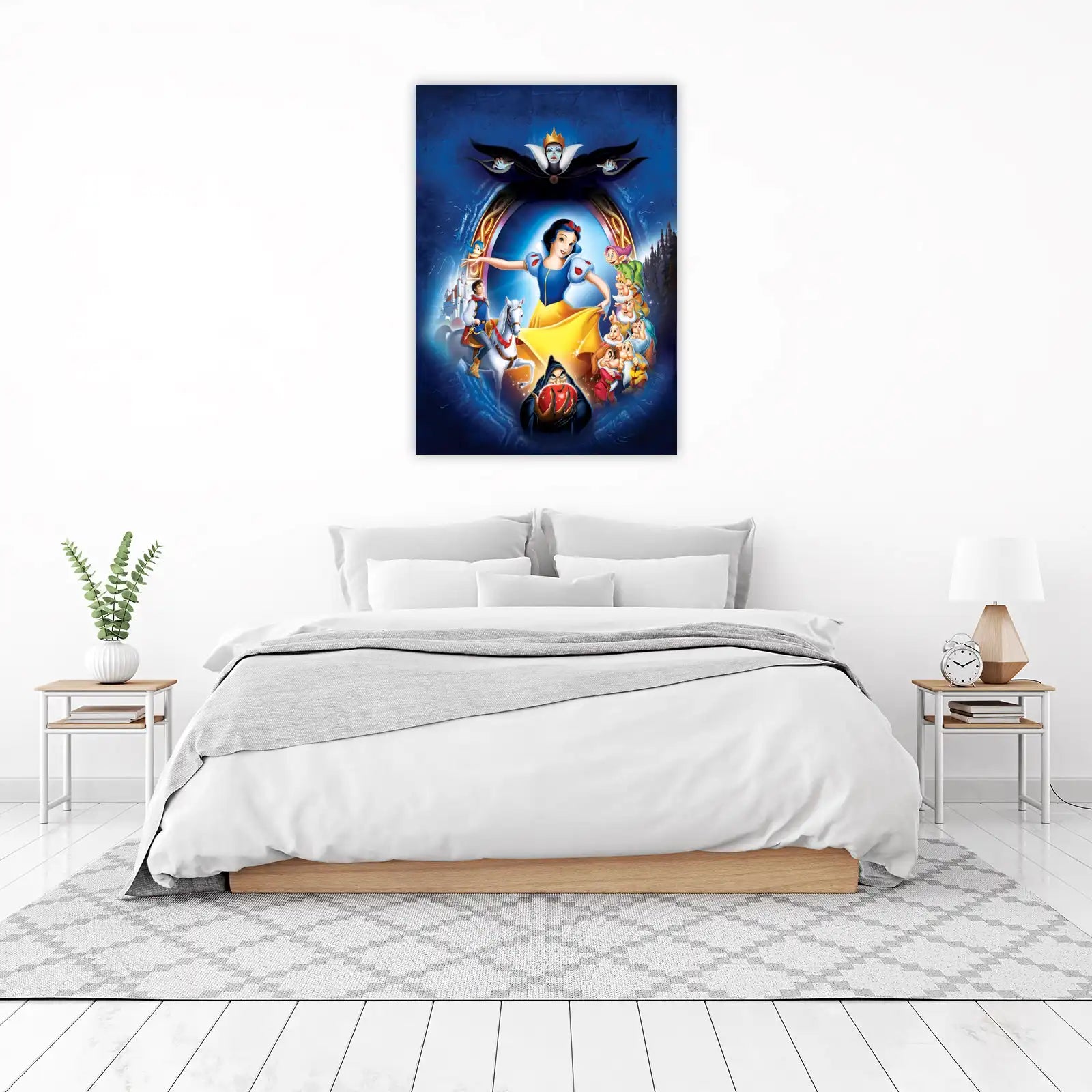 Enchanting Snow White & Dwarfs Wall Art