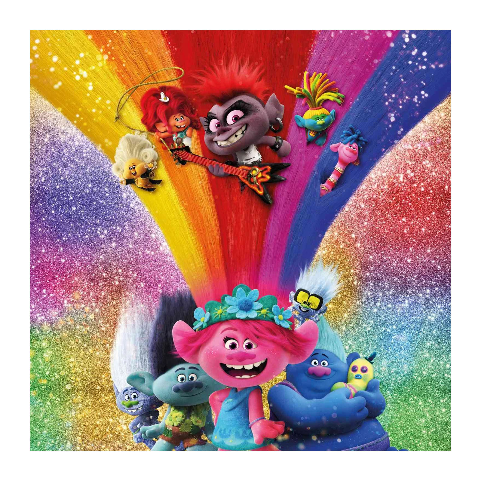 Joyful Trolls Rainbow Adventure Wall Art