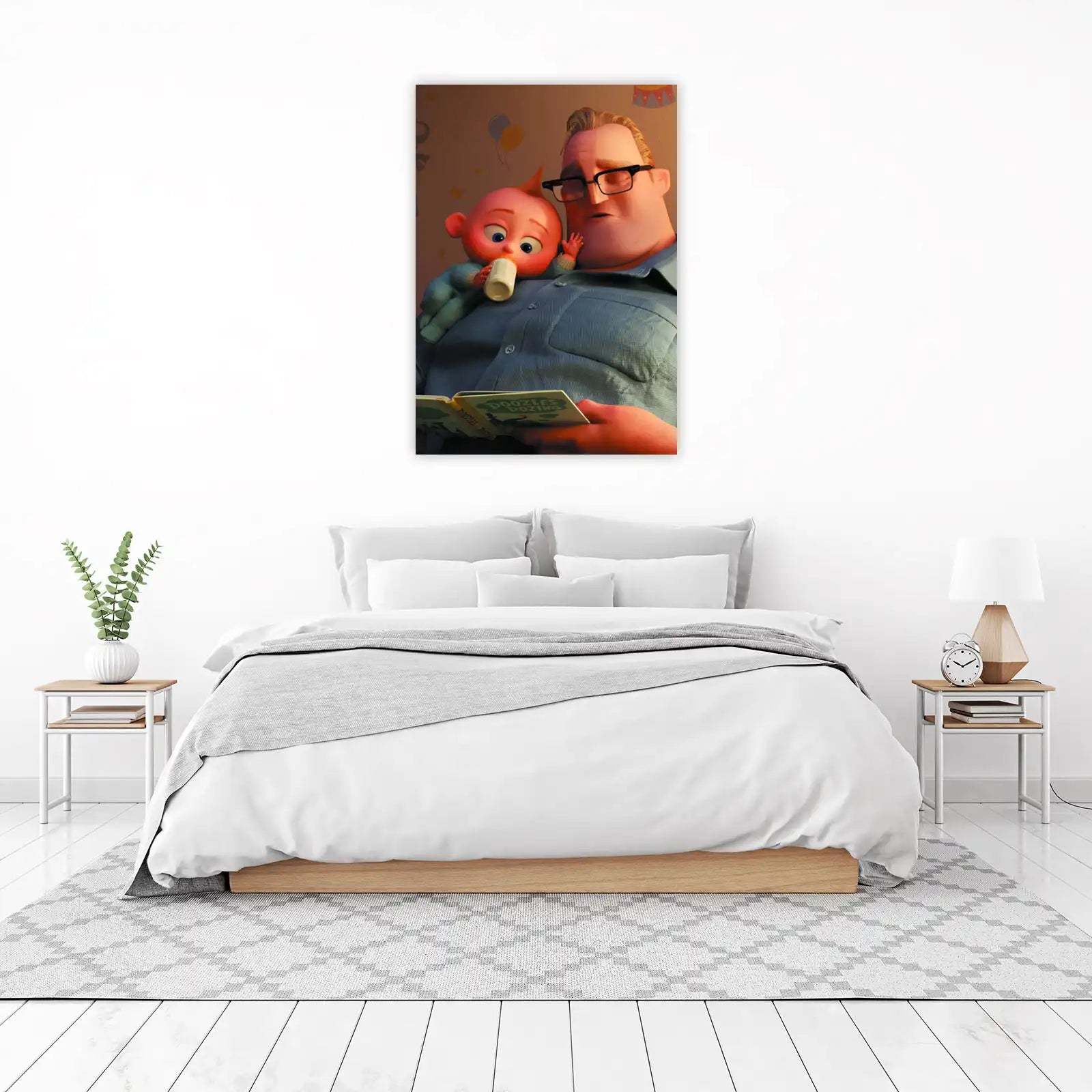 Heartwarming Father Son Moment Wall Art