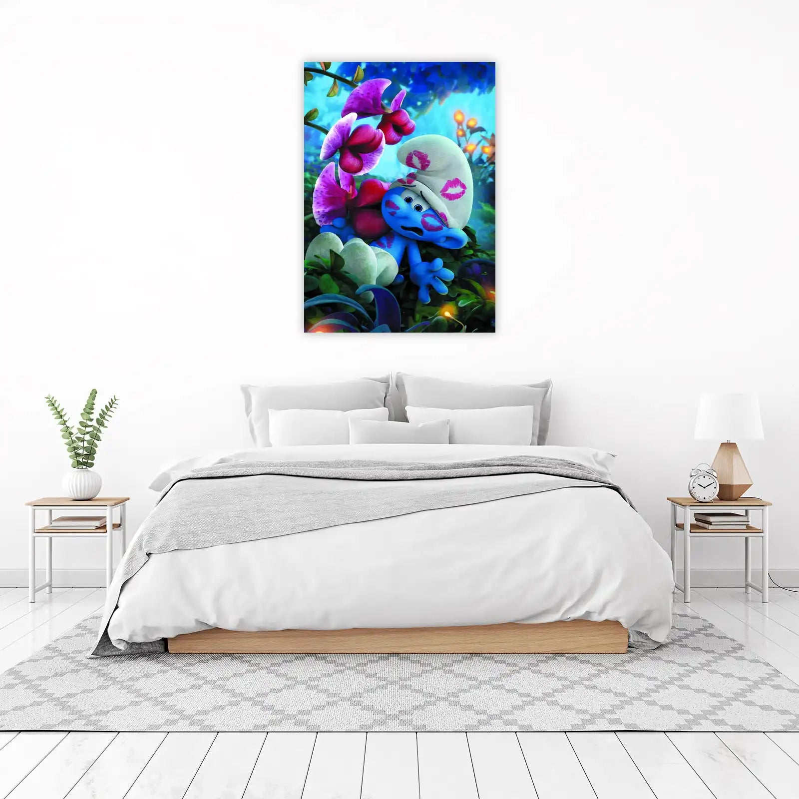 Smurf Kissed Blue Wall Art | Whimsical Wall Art