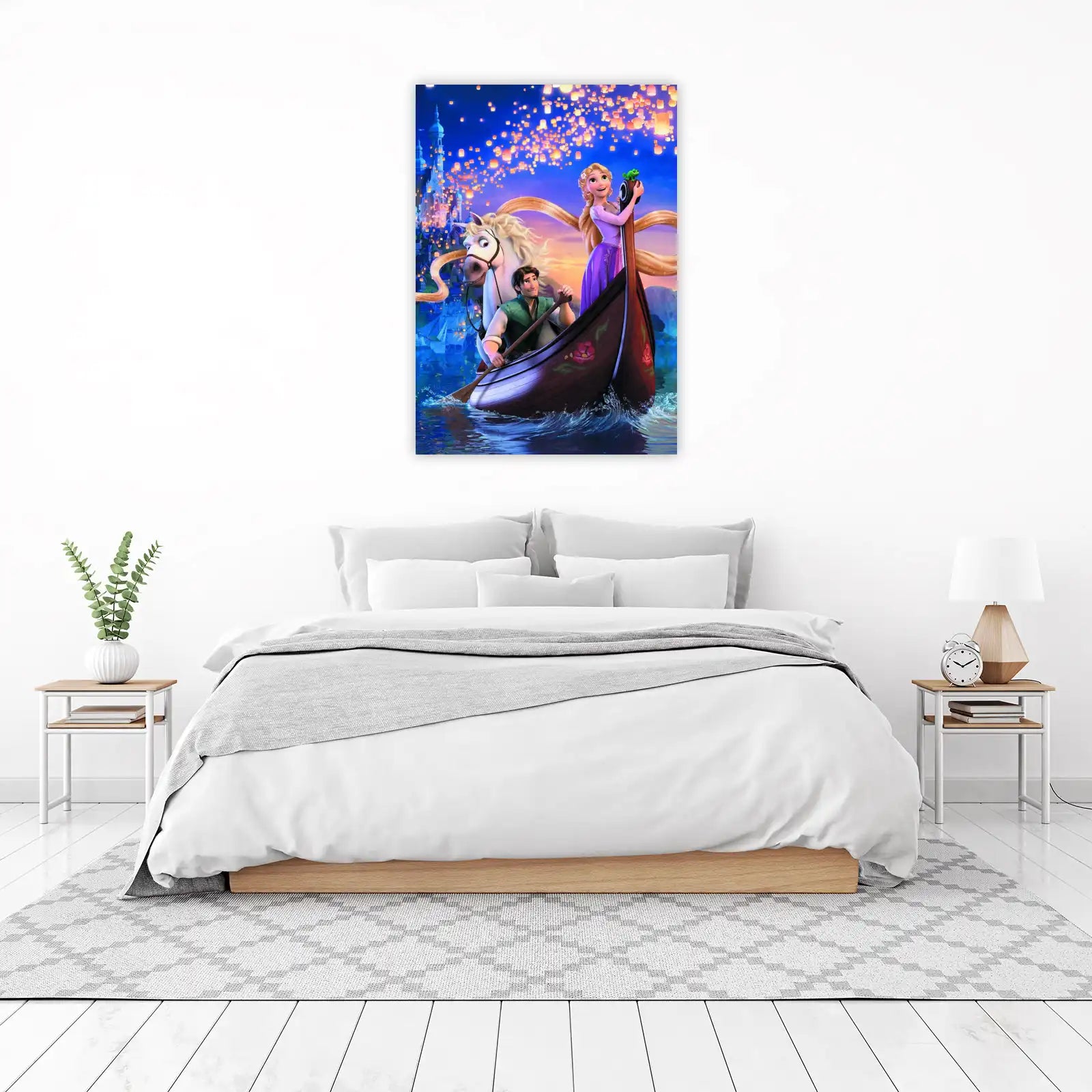 Magical Floating Lanterns Wall Art