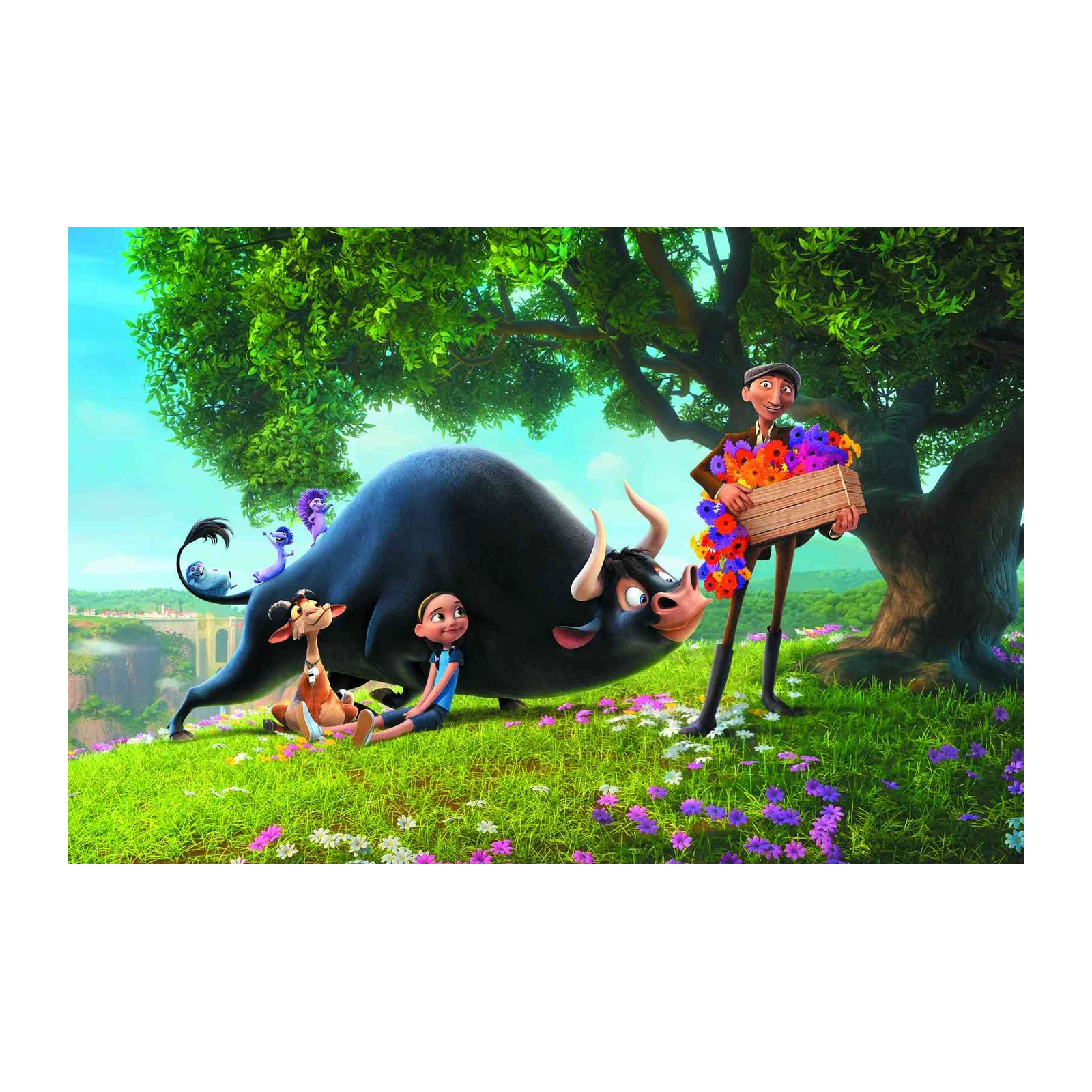 Ferdinand the Bull & Friends Whimsical Wall Art