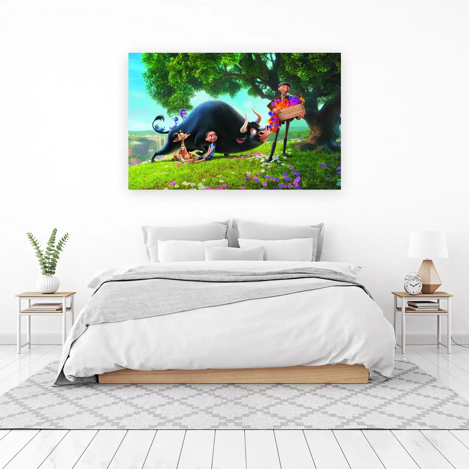 Ferdinand the Bull & Friends Whimsical Wall Art