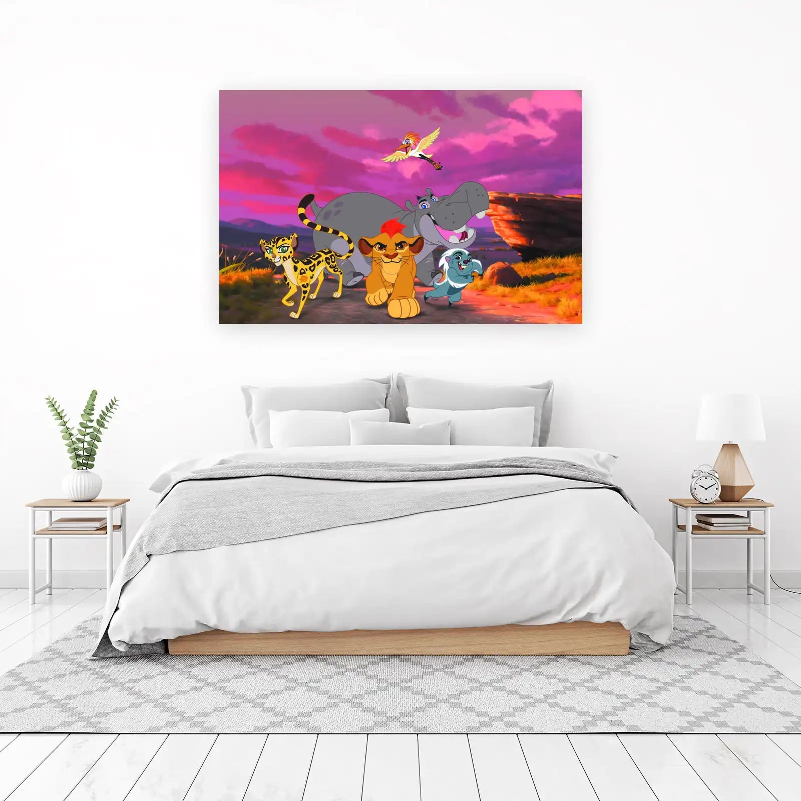 Lion Guard Adventure African Sunset Wall Art