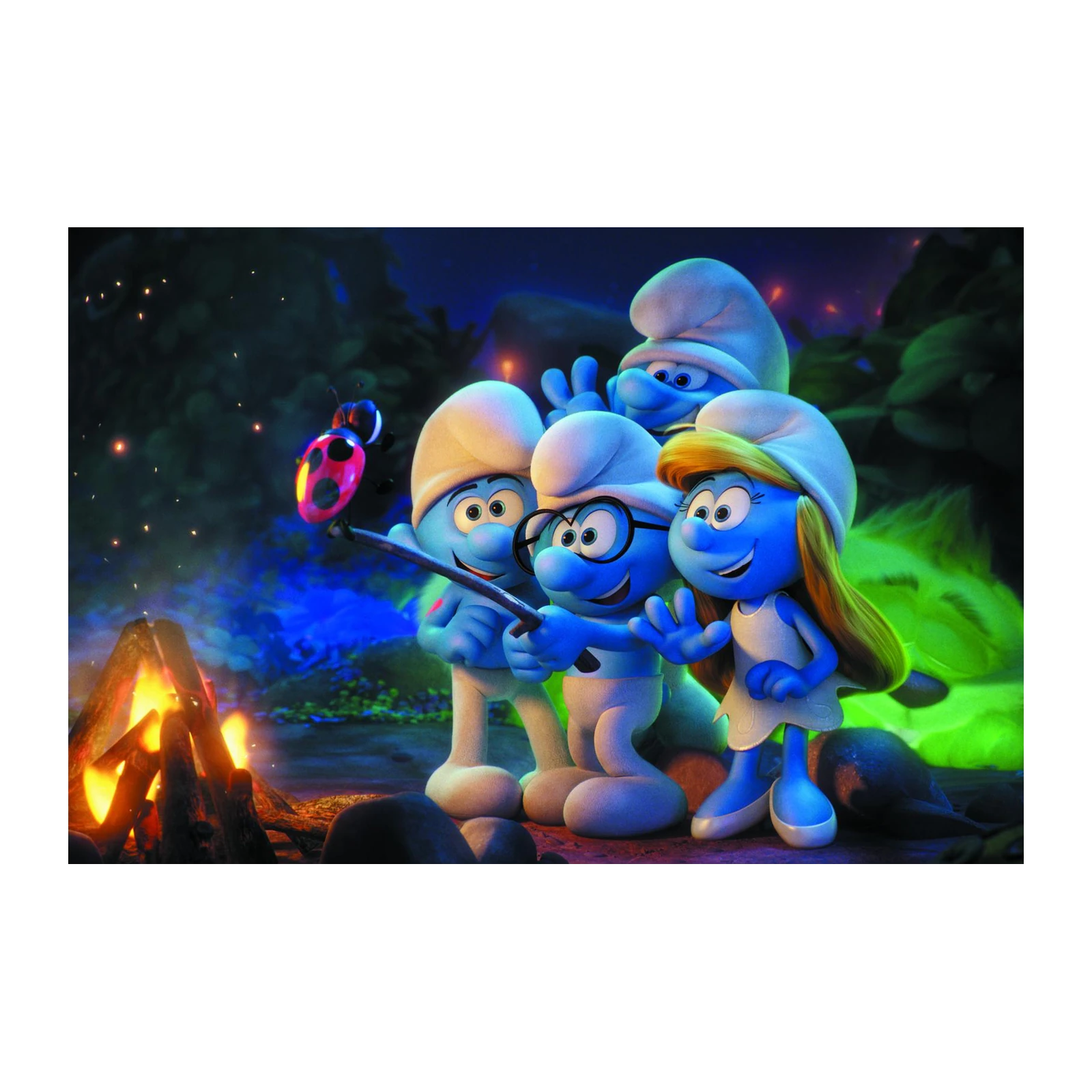 Smurfs Campfire Fun Wall Art