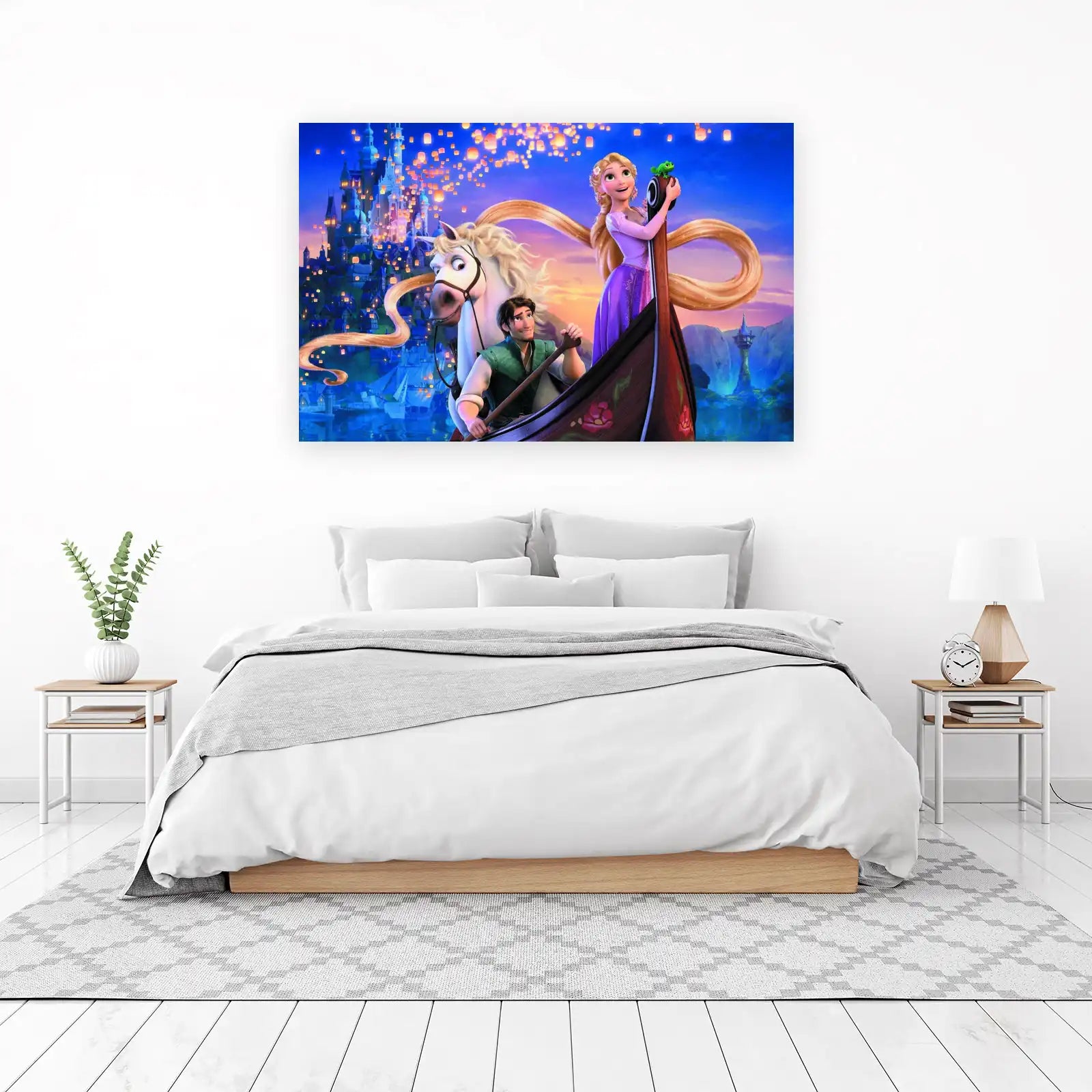 Magical Lantern Festival Rapunzel & Flynn Wall Art
