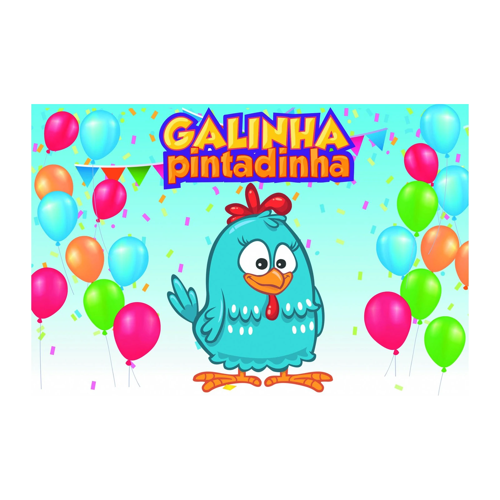 Galinha Pintadinha Party Fun Wall Art