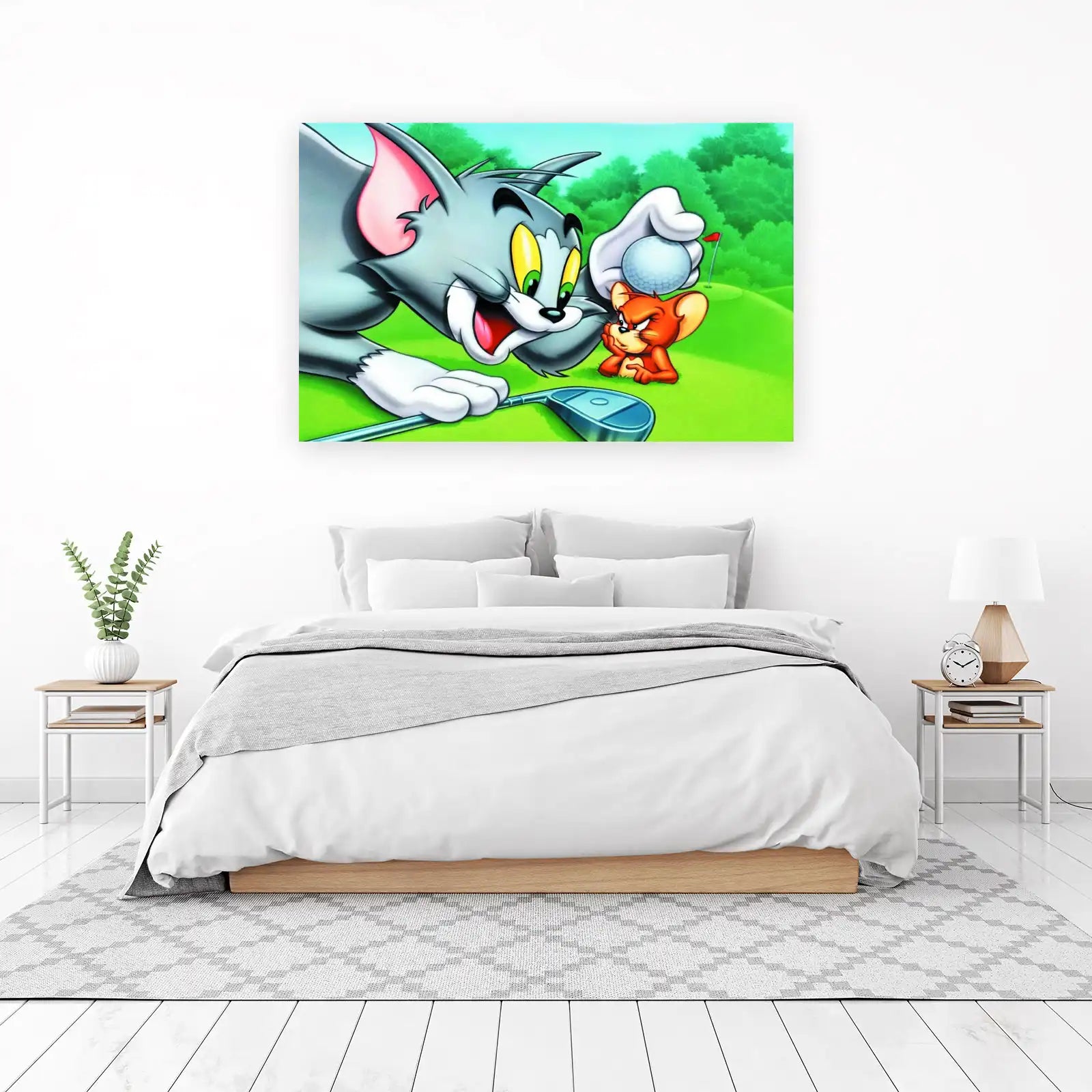 Tom & Jerry Golf Fun Wall Art