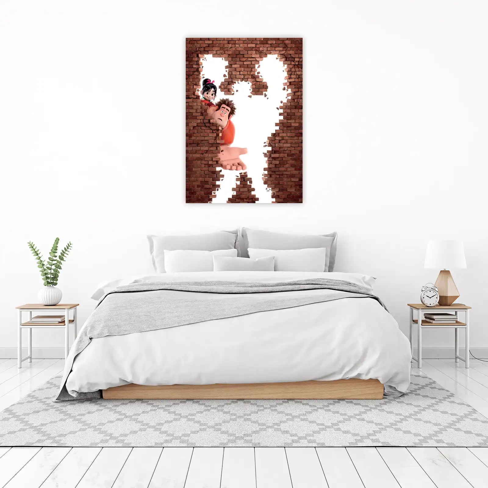 Ralph & Vanellope Wall Break Wall Art
