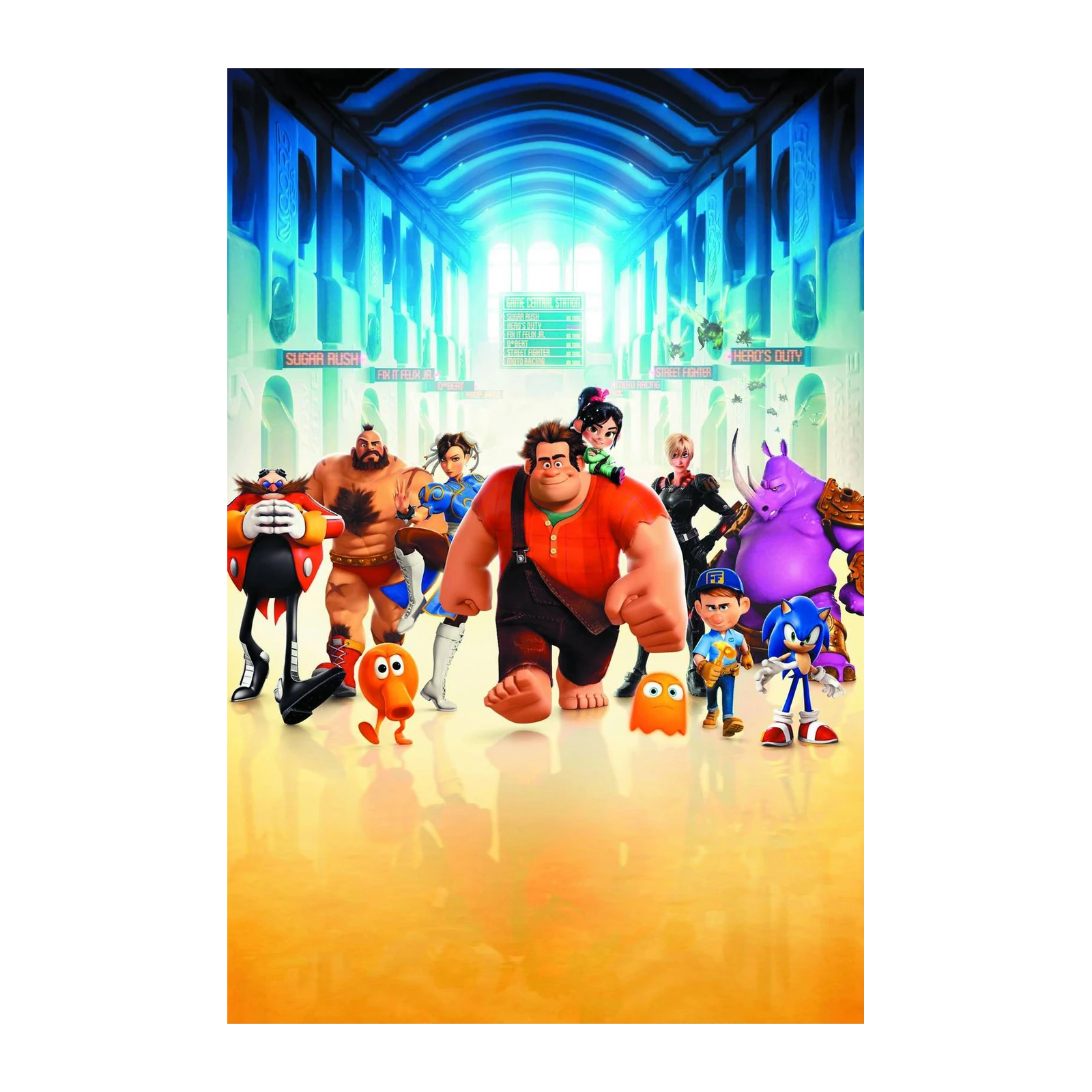Wreck-It Ralph Characters Wall Art