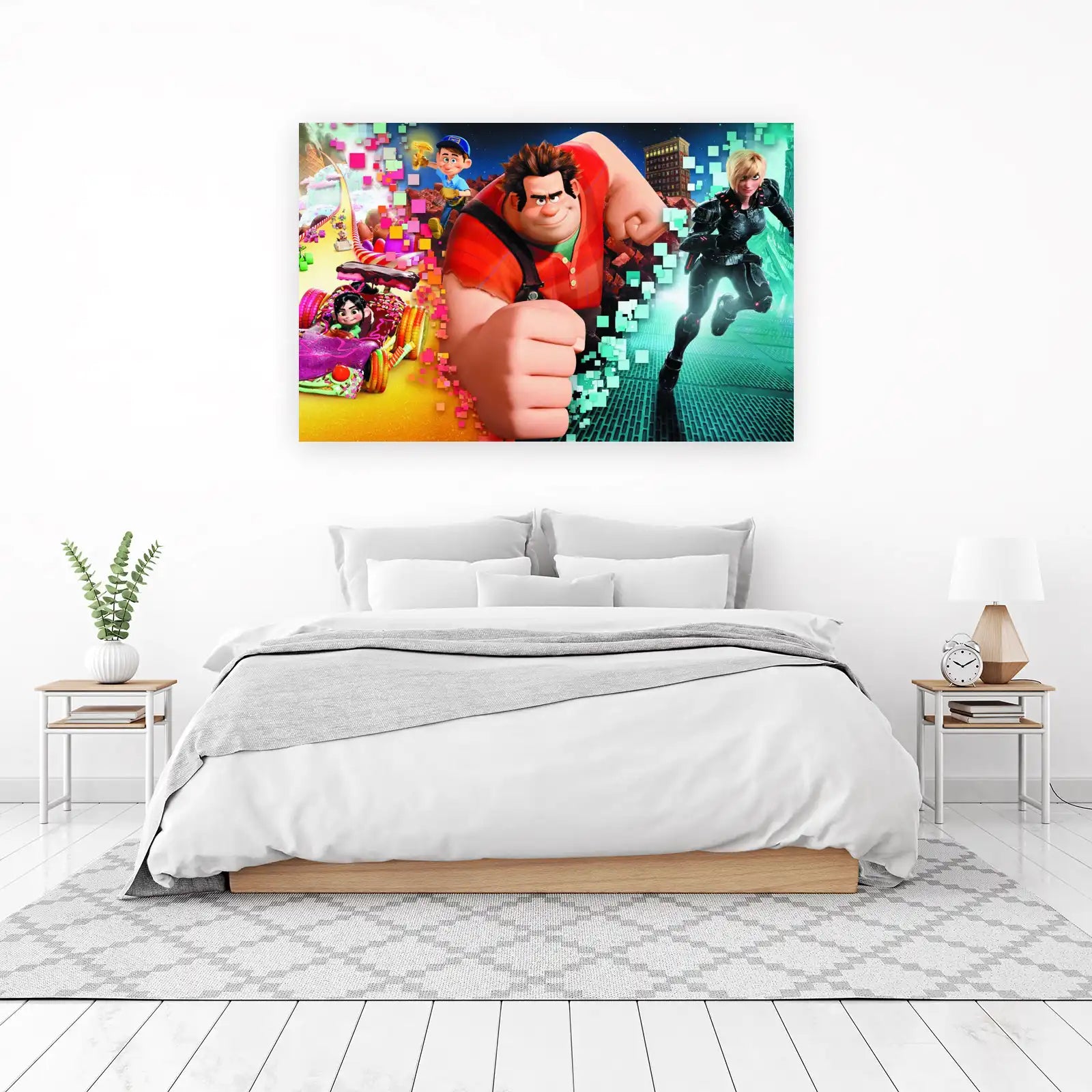 Wreck-It Ralph & Vanellope Collision Wall Art