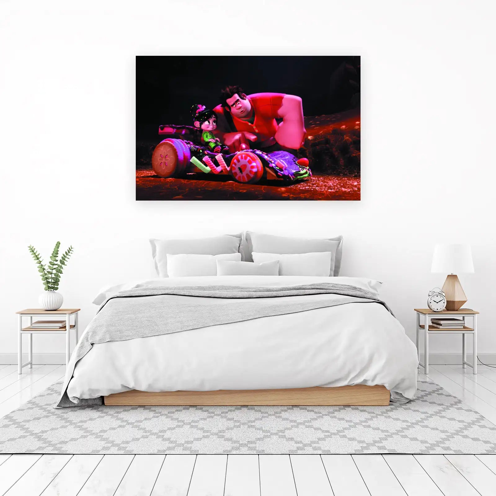 Ralph & Vanellope Candy Kart Wall Art