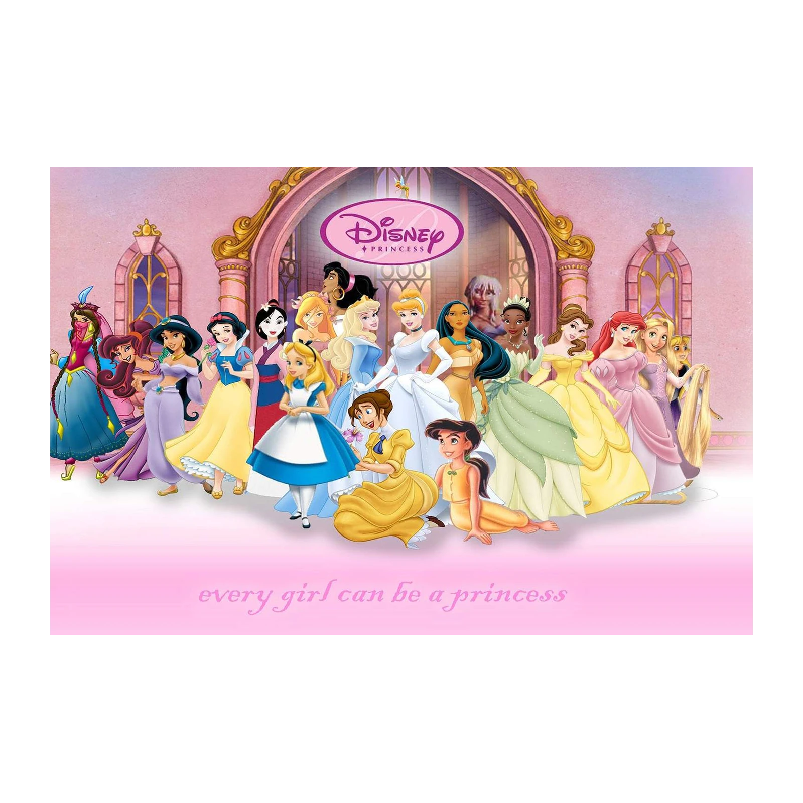 Magical Disney Princesses Dreamy Castle Wall Art