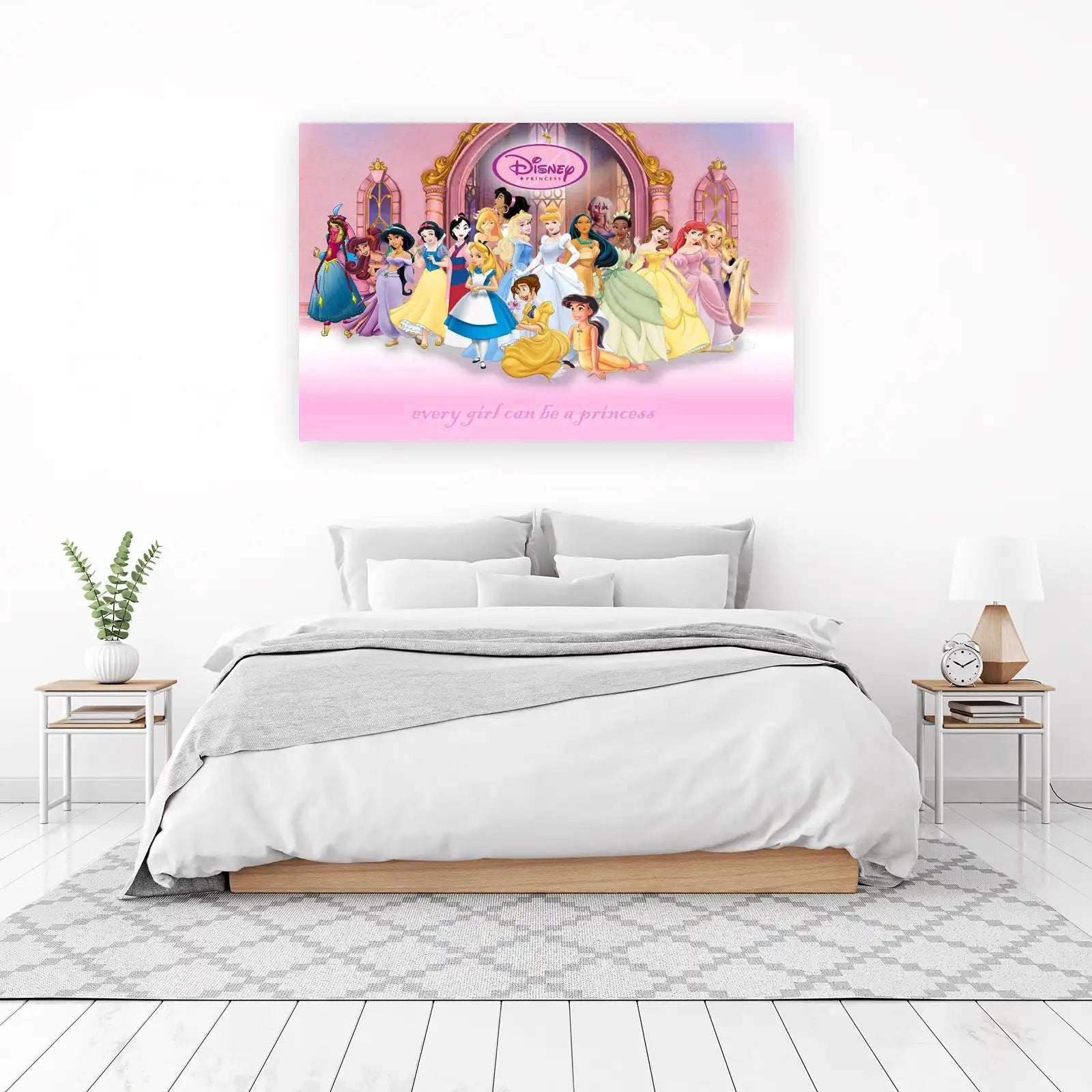 Magical Disney Princesses Dreamy Castle Wall Art