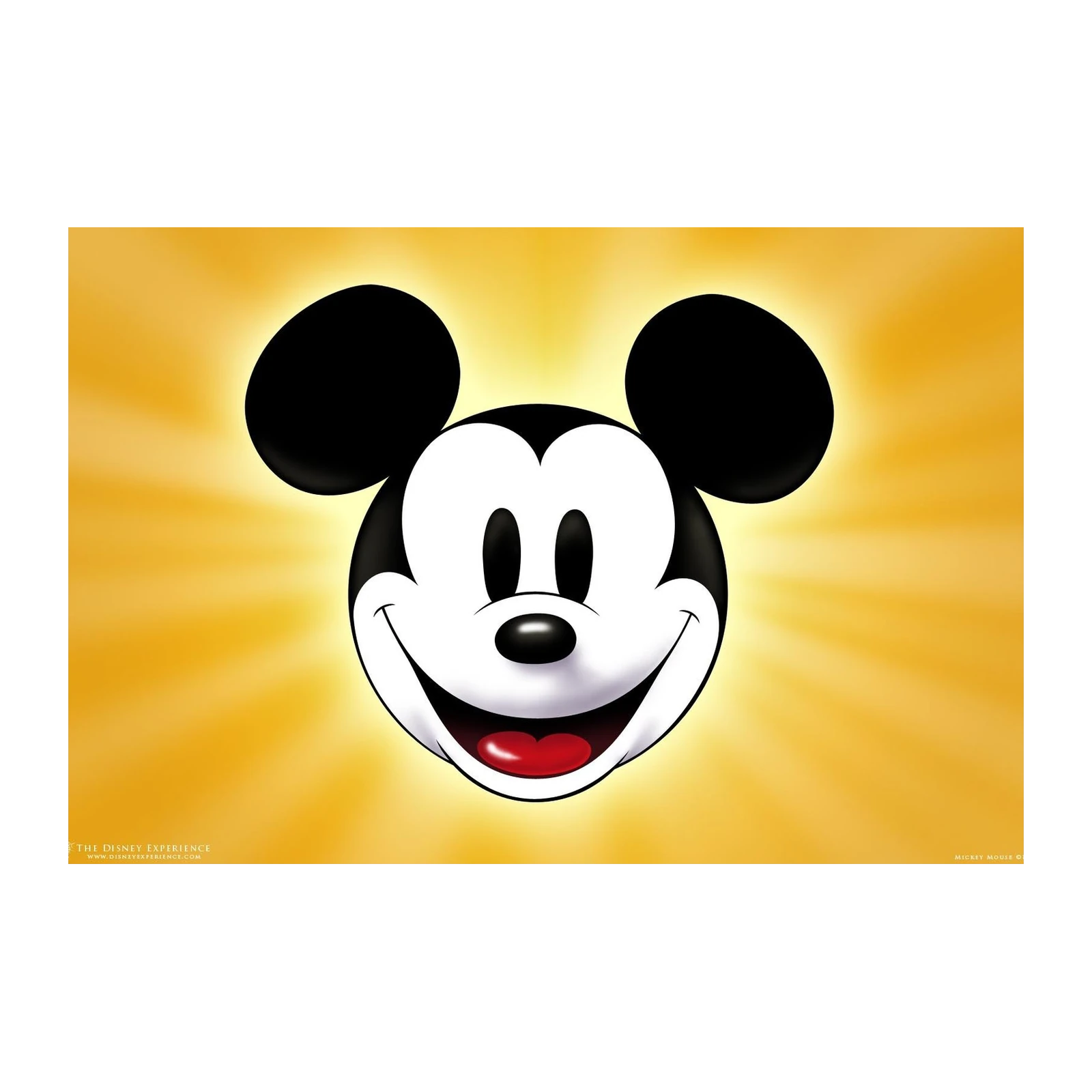 Iconic Mickey Mouse Smile Wall Art