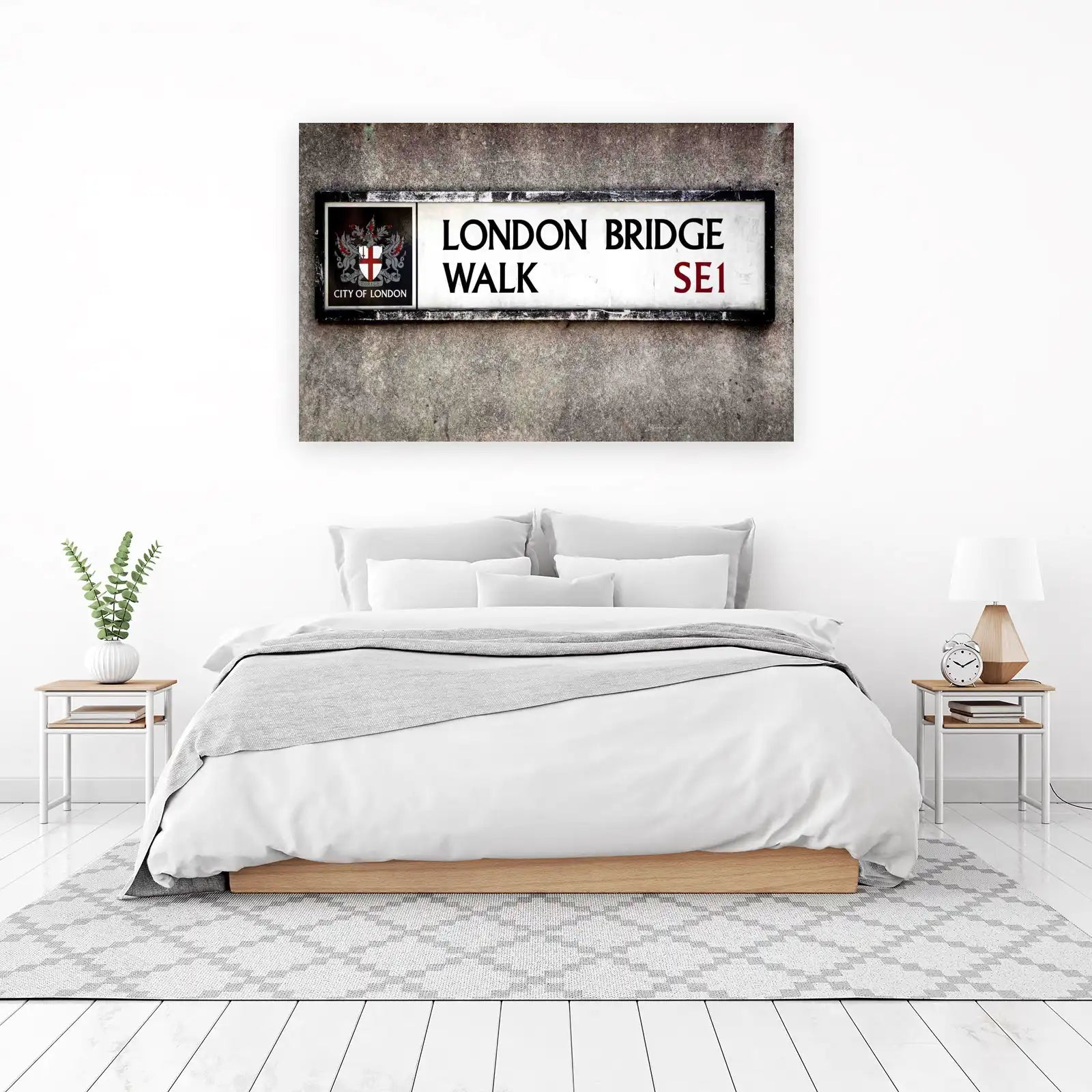 Vintage London Bridge Walk SE1 Wall Art