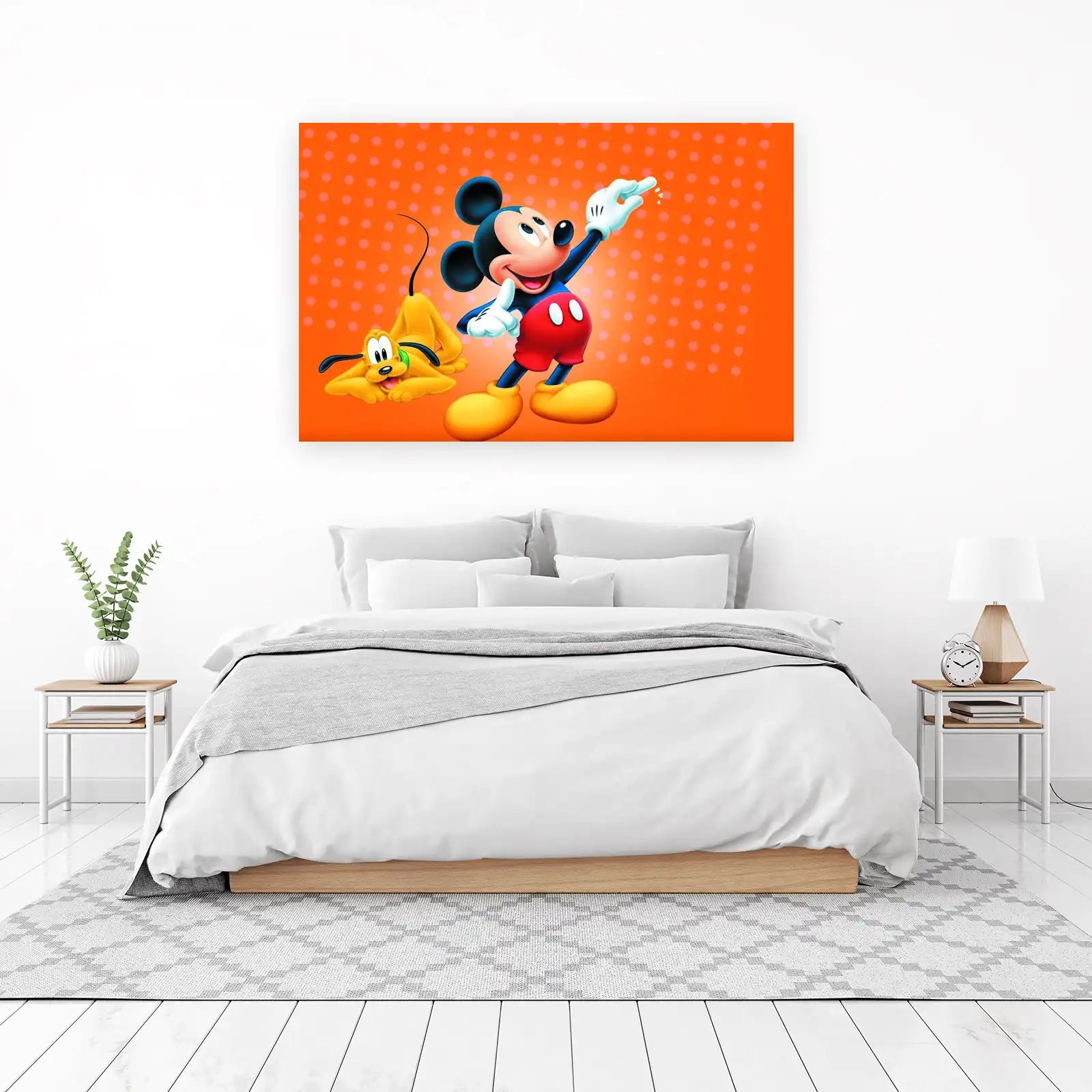Mickey Mouse & Pluto Fun Wall Art