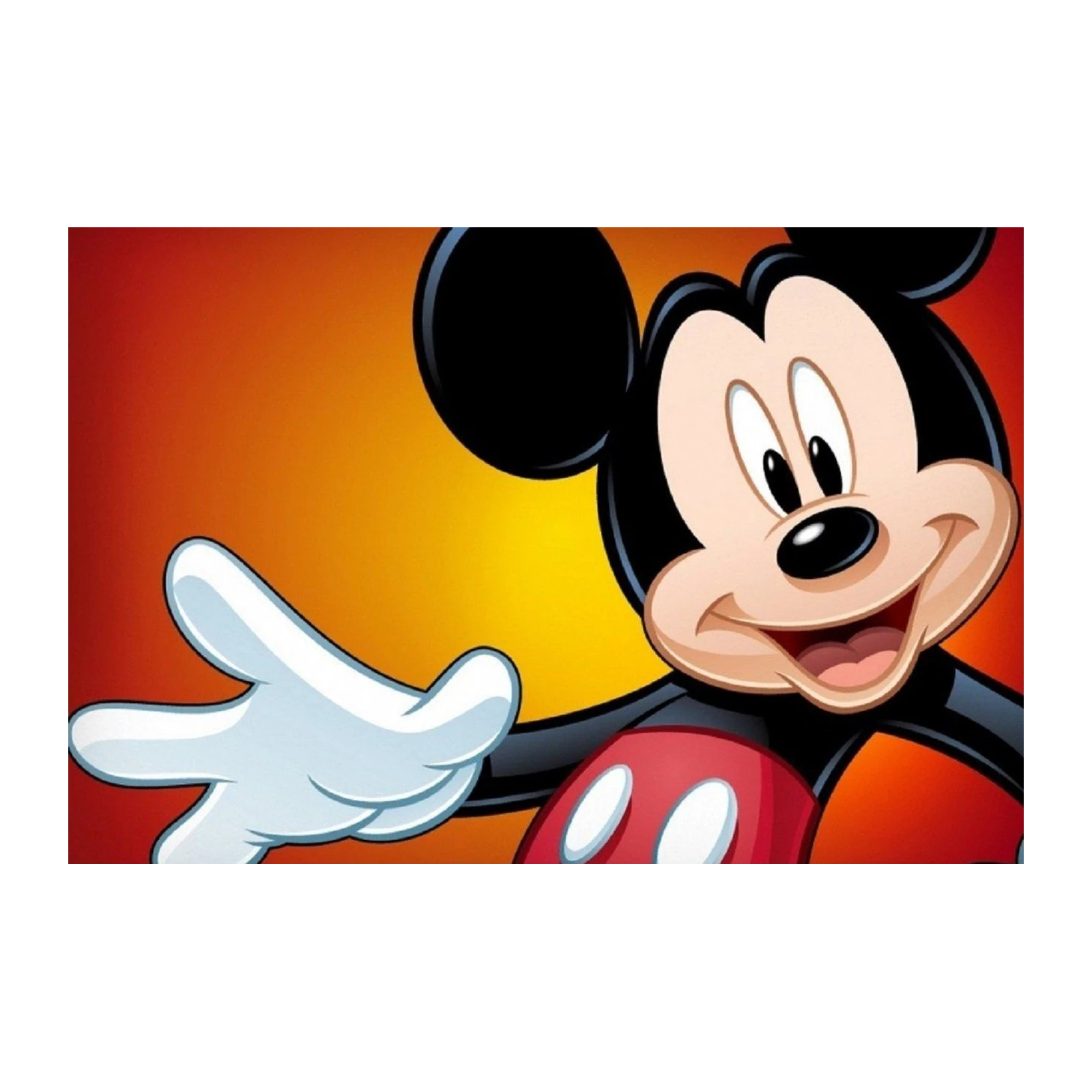 Classic Mickey Mouse Welcome Wall Art