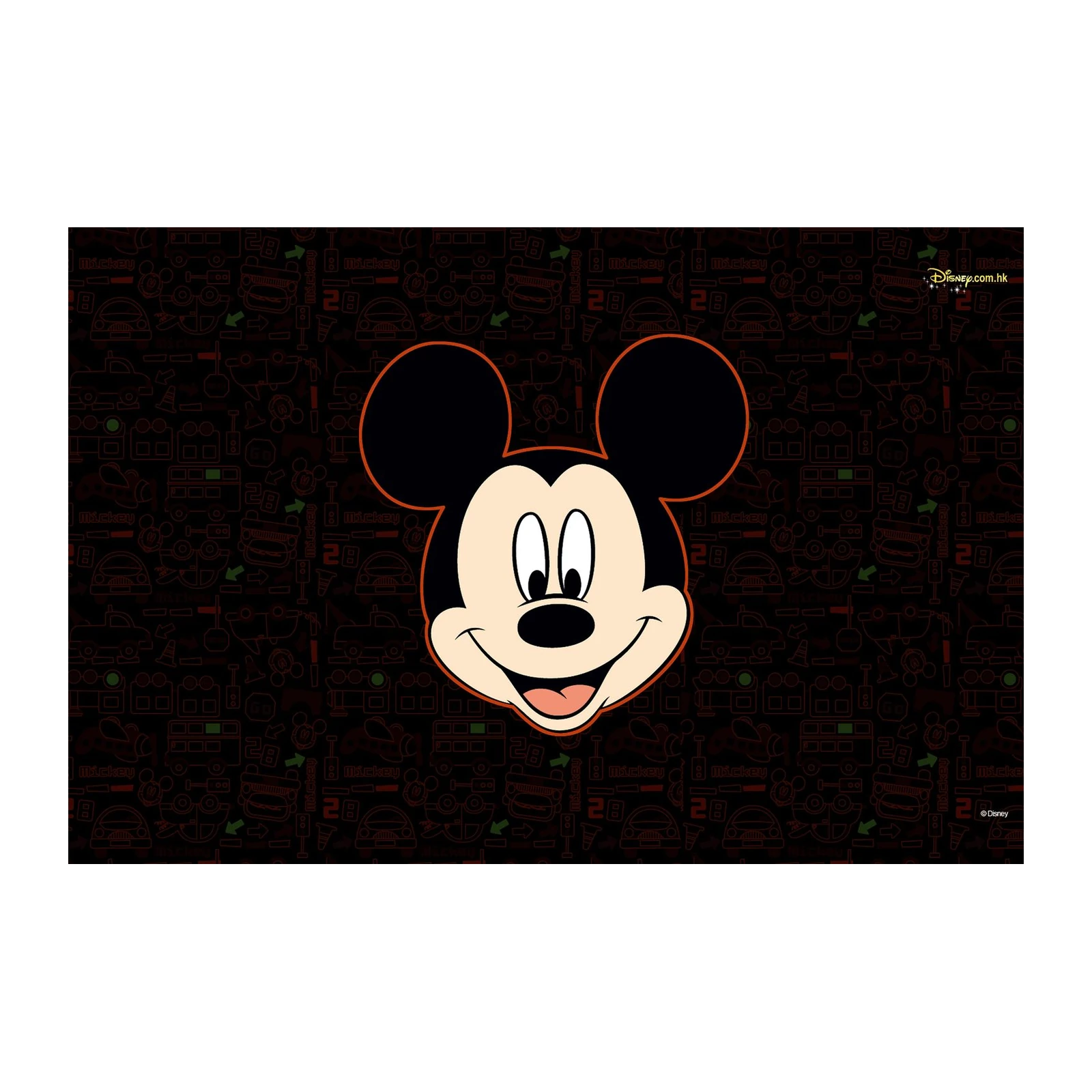 Joyful Mickey Mouse Art Wall Art