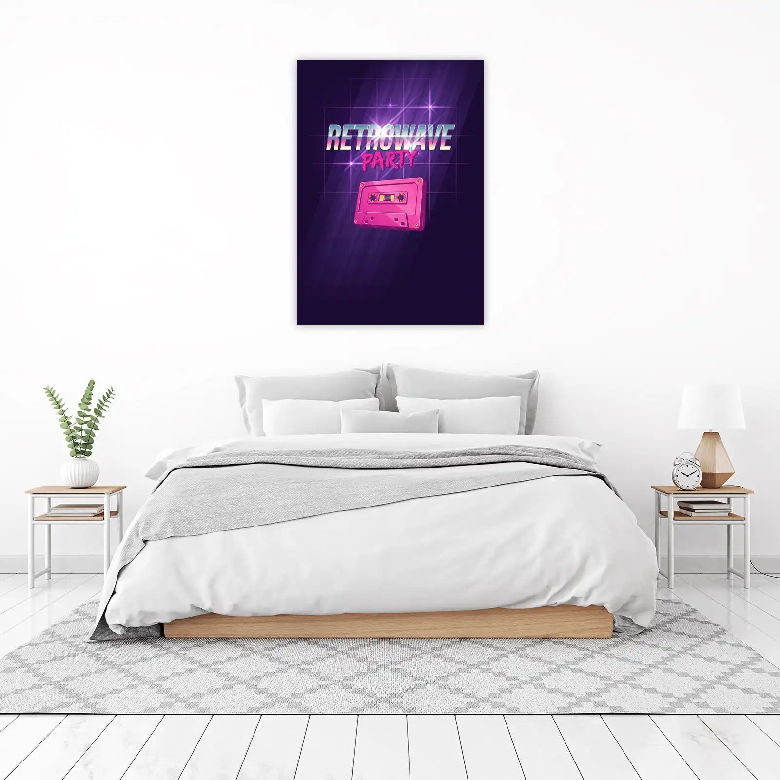 Retro 80s Cassette Party Wall Art