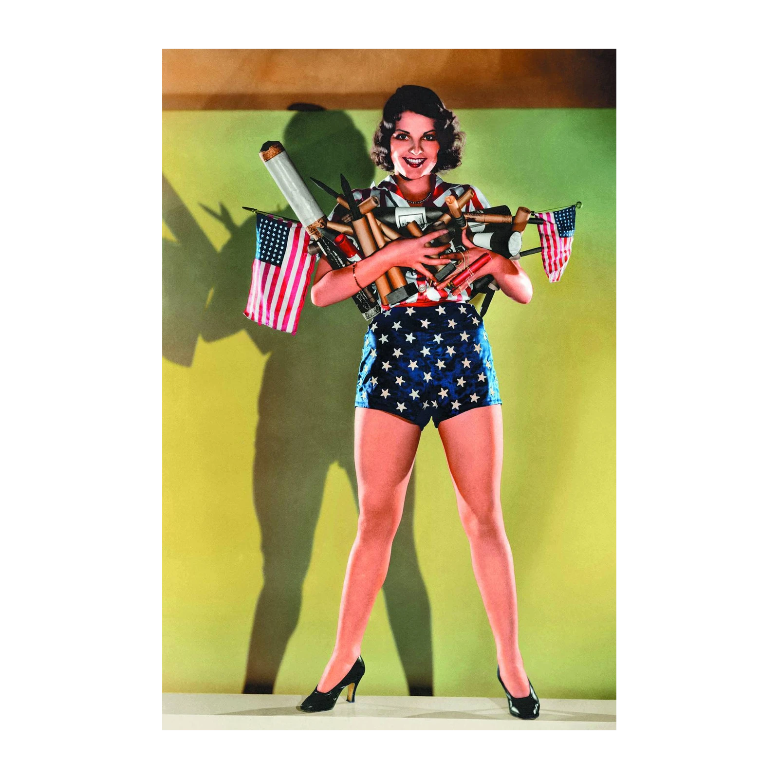 Patriotic Powerhouse Star-Spangled Dynamite Wall Art