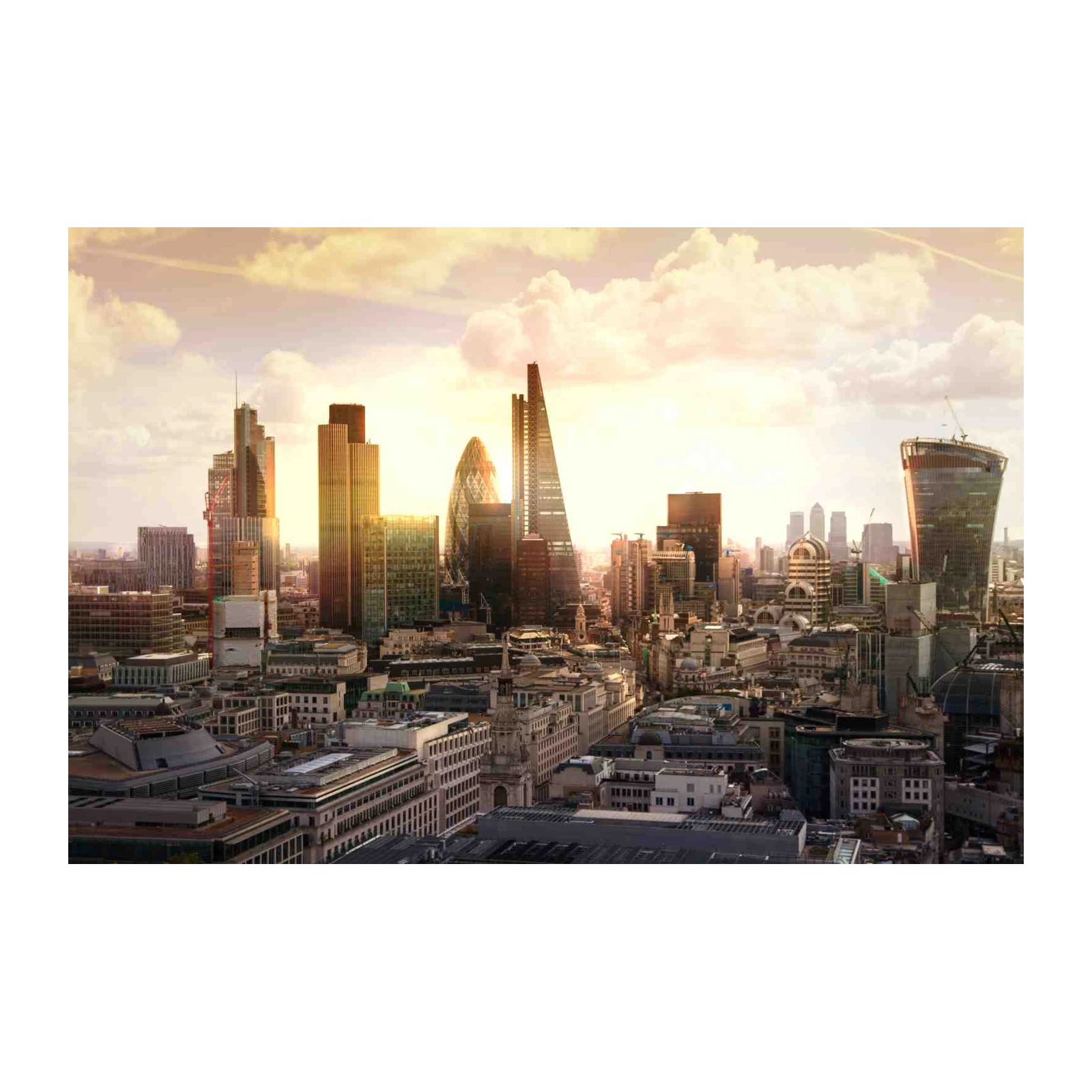 Modern Cityscape London Skyline Wall Art