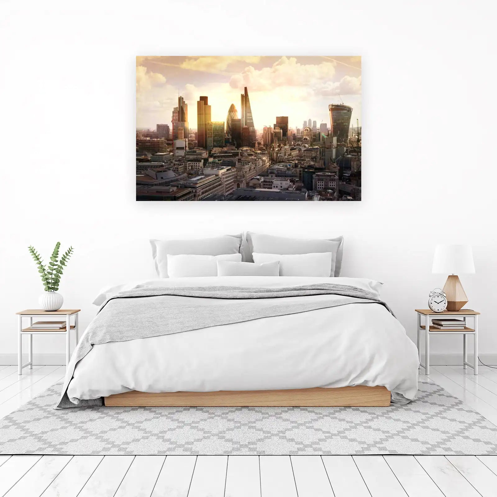 Modern Cityscape London Skyline Wall Art