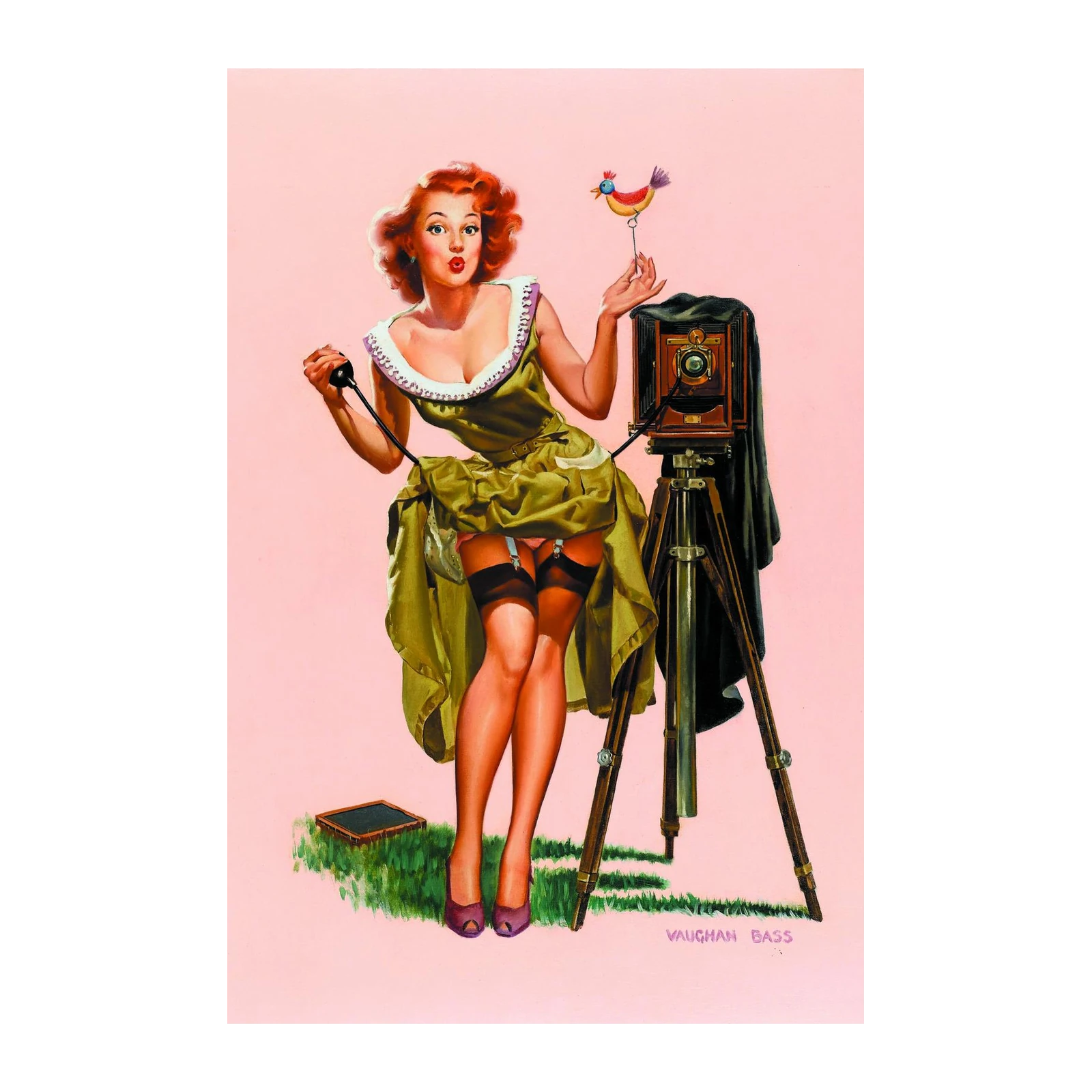 Vaughn Bass Retro Camera Pin-Up Wall Art