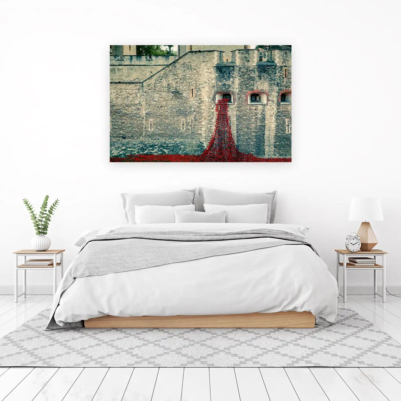 Poignant Poppy Cascade Tower of London Wall Art