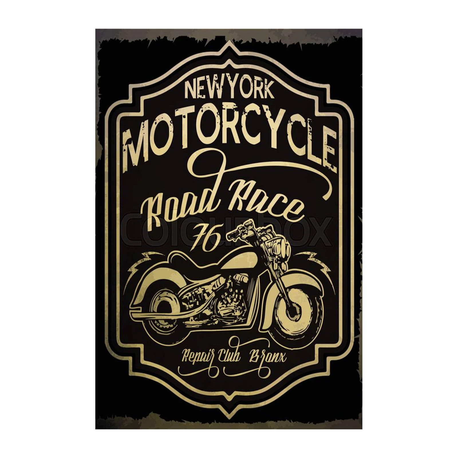 New York Motorcycle Road Race 76 Wall Art