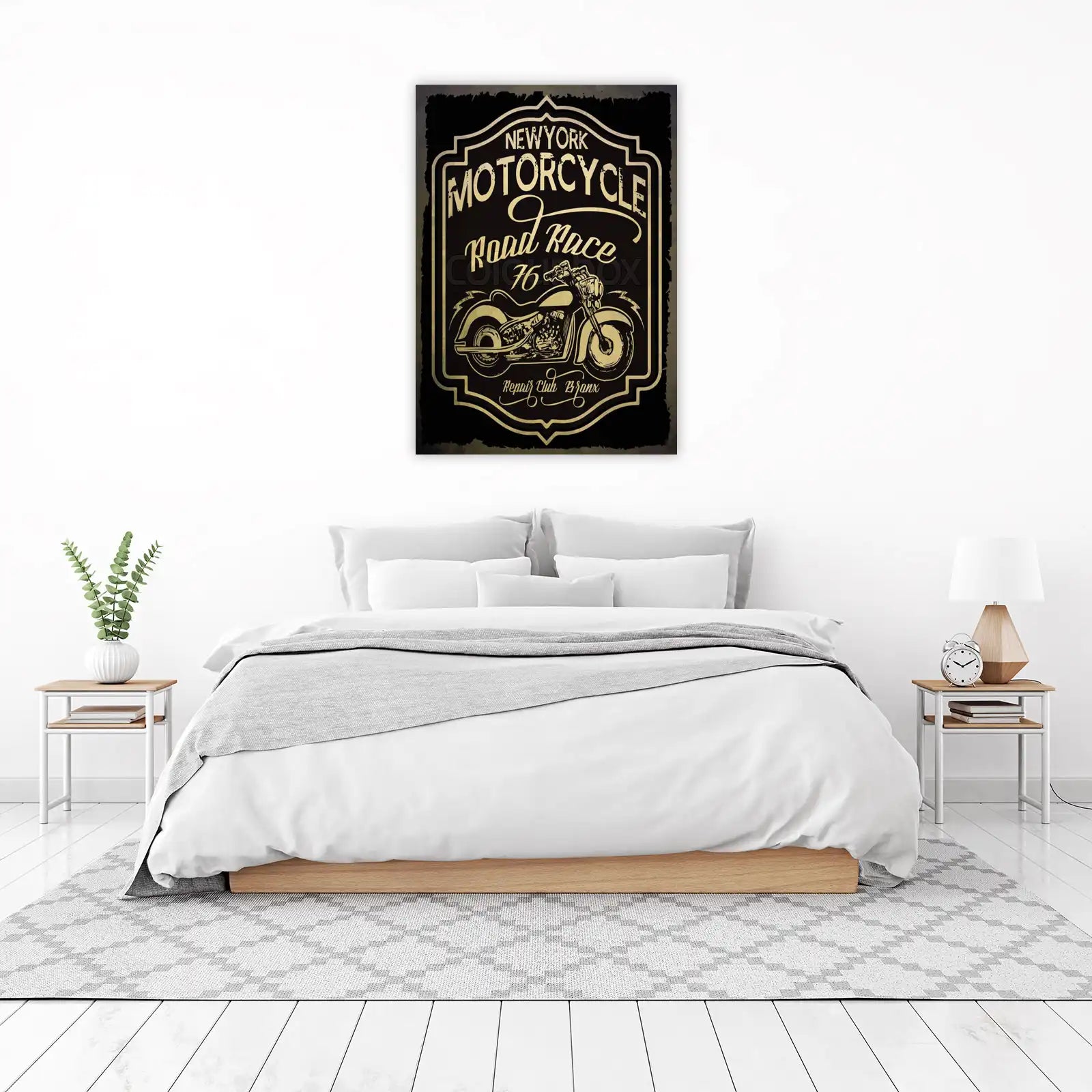 New York Motorcycle Road Race 76 Wall Art