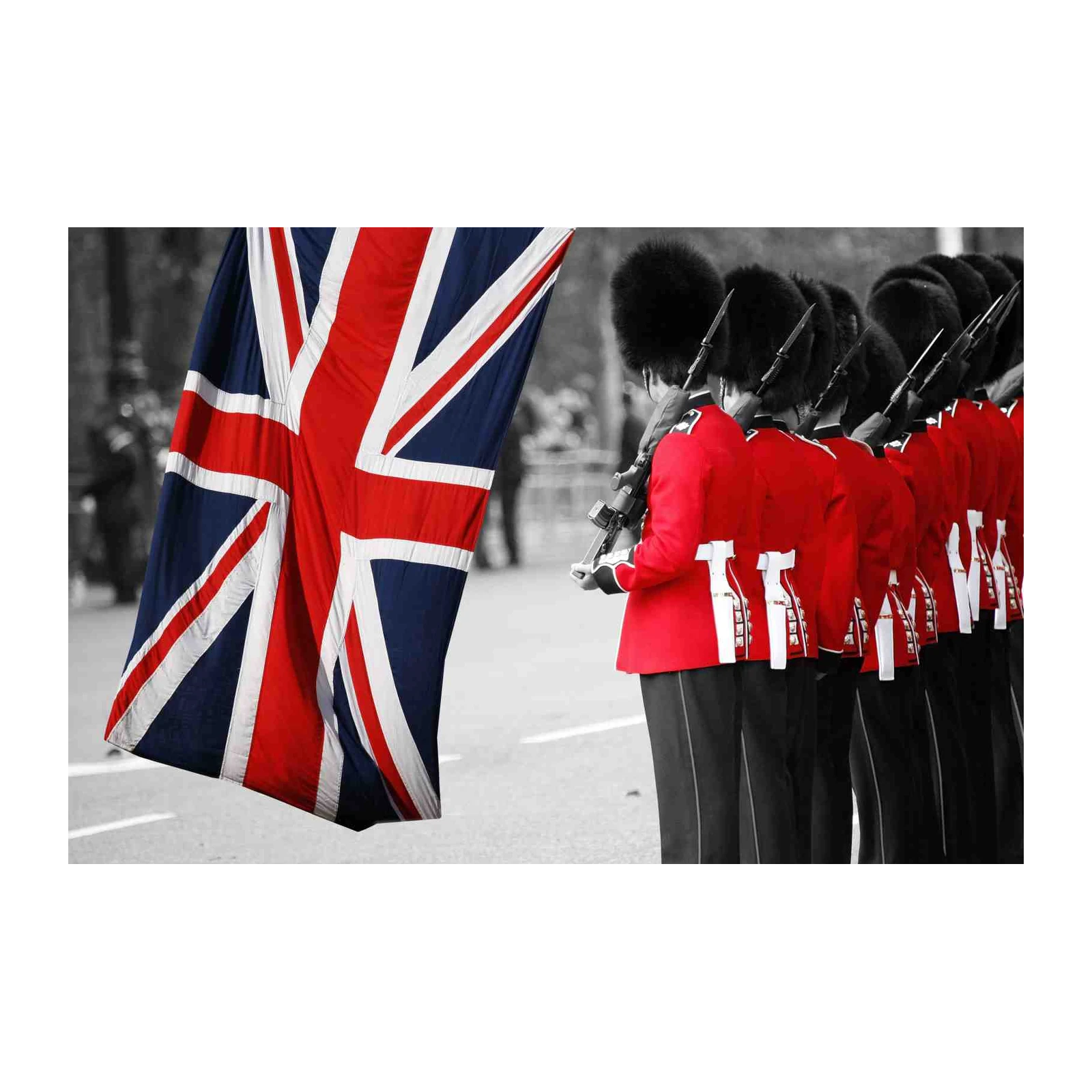 Union Jack & Royal Guard Wall Art