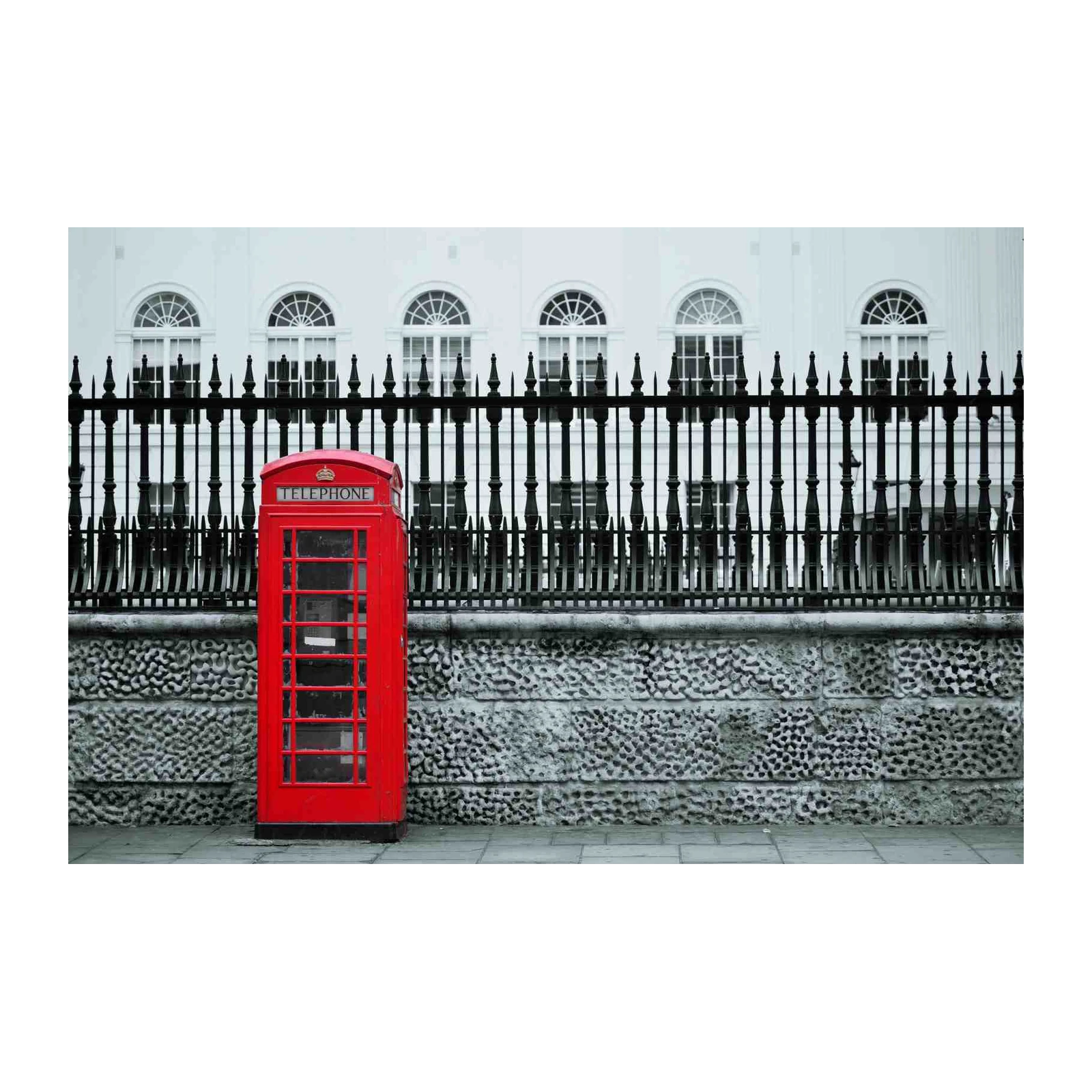 Iconic Red Phone Booth London Wall Art