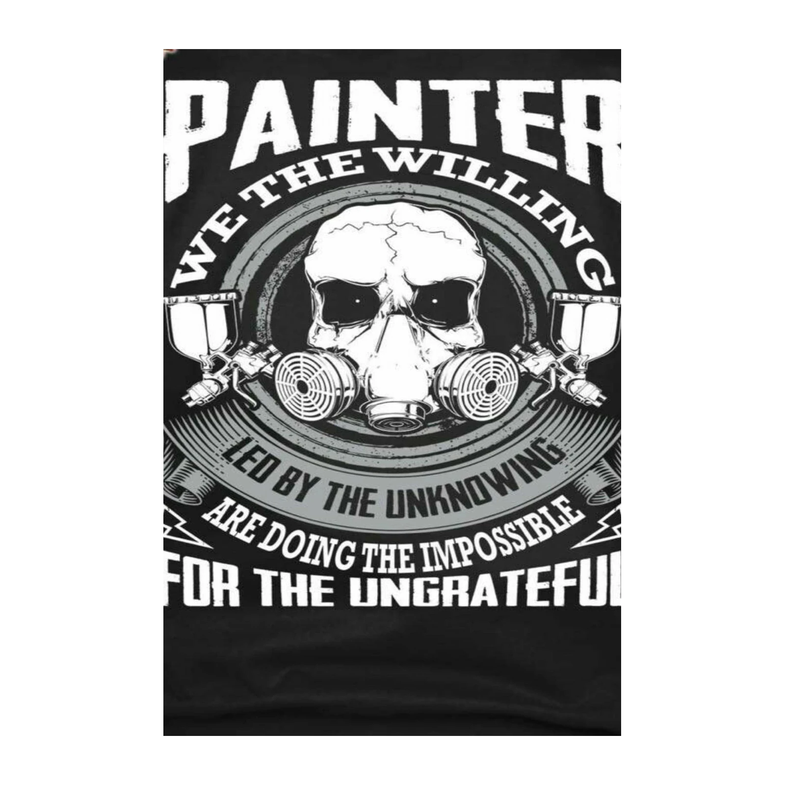 Painter Skull Gas Mask Wall Art