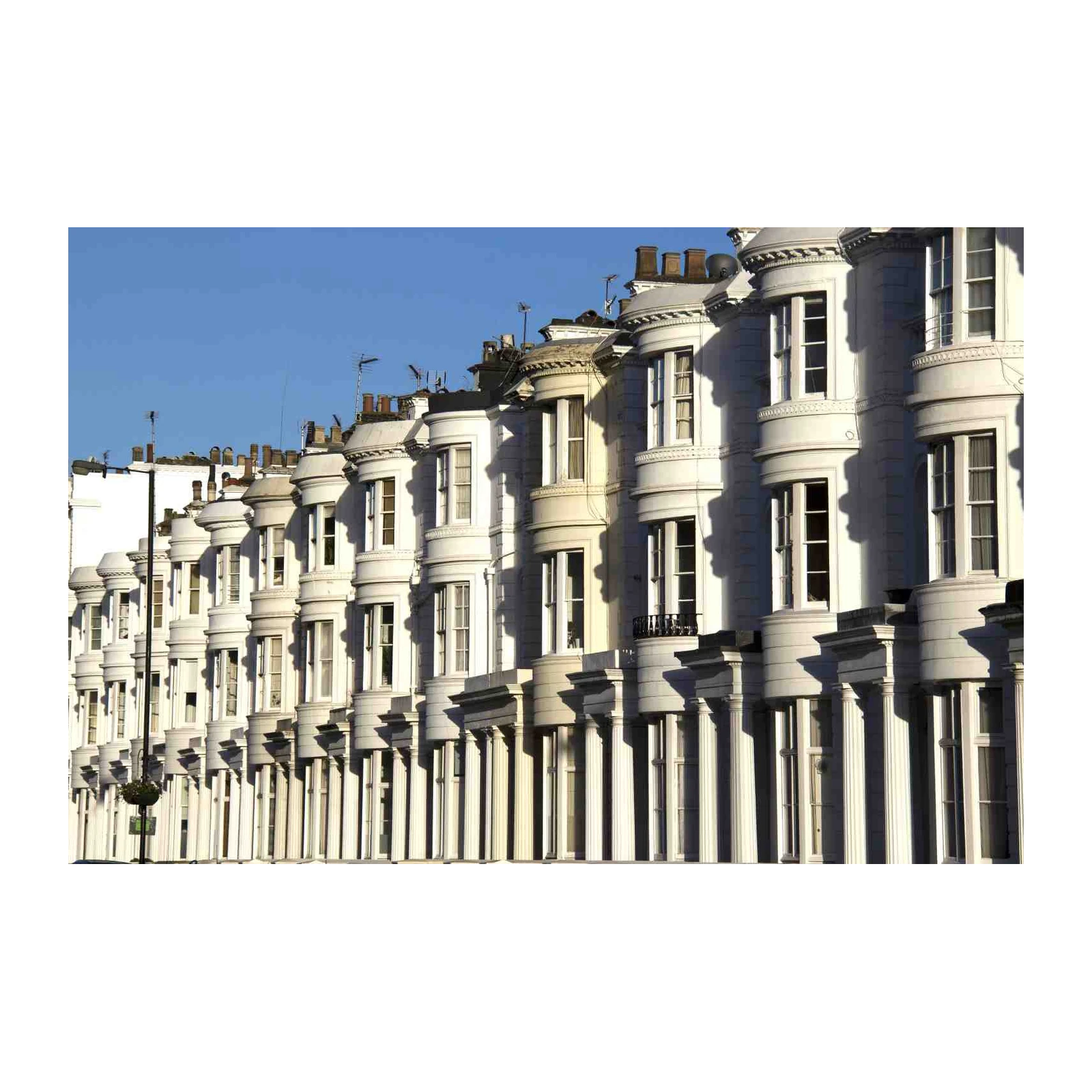 Elegant Georgian Terraces Wall Art