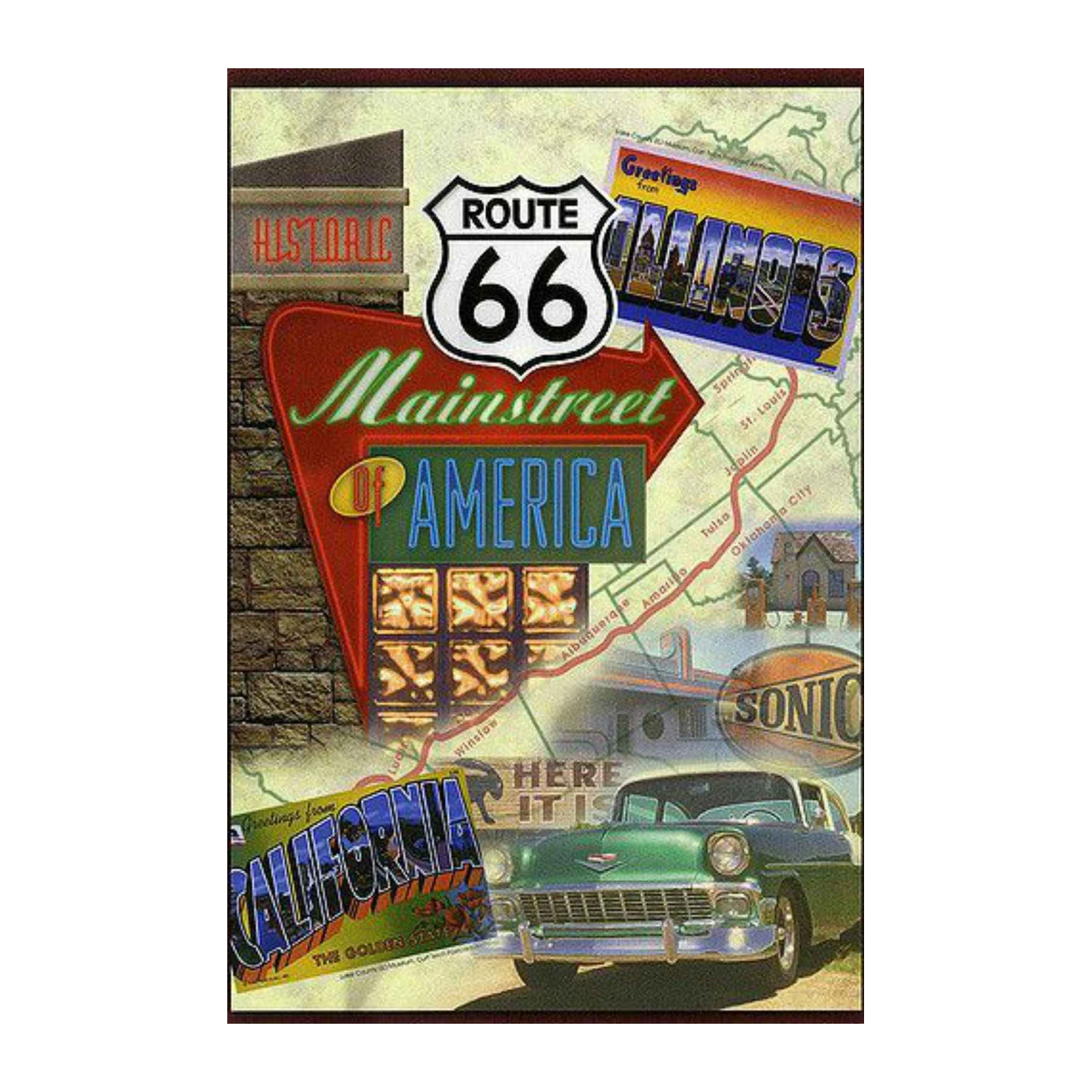 Route 66 Mainstreet America Wall Art