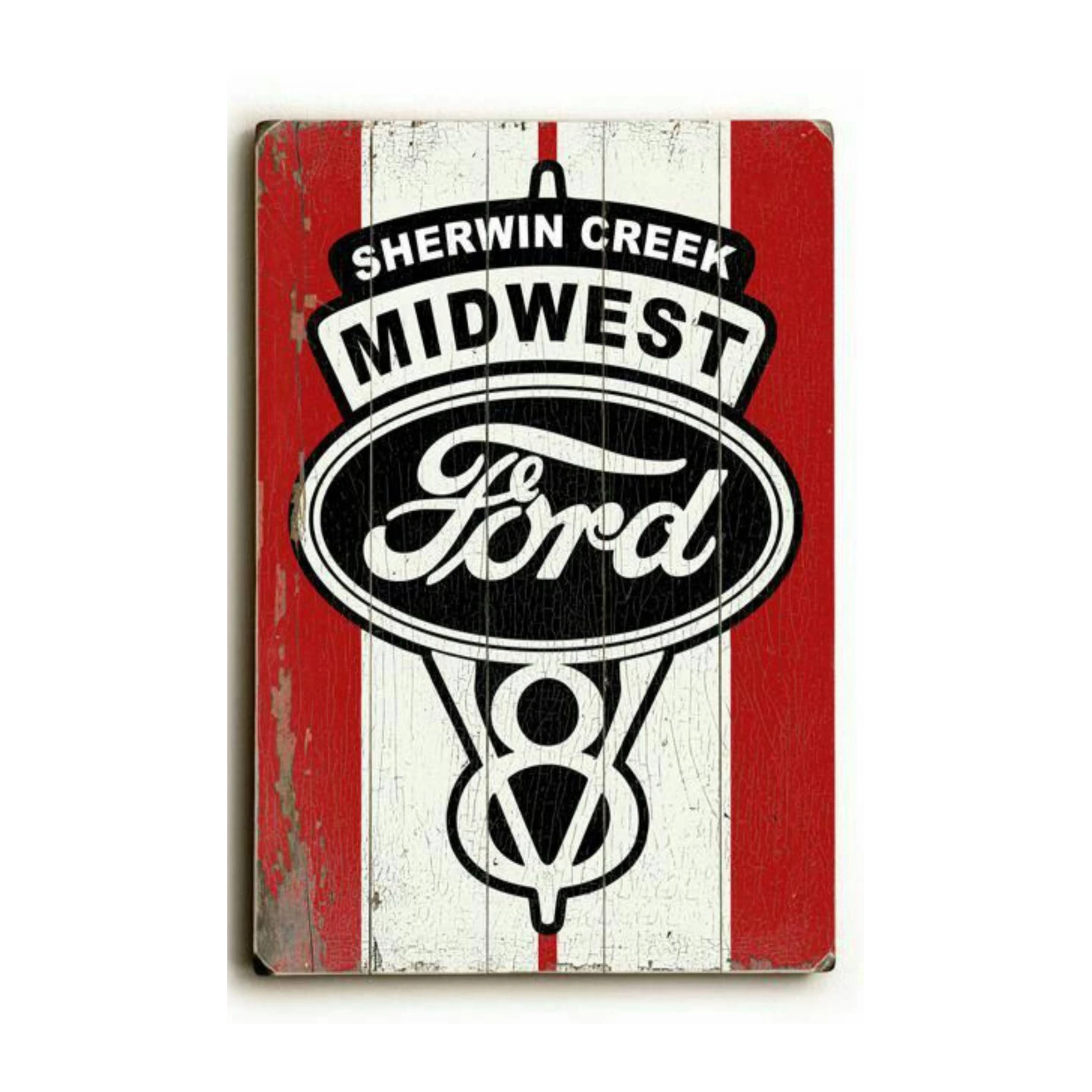 Vintage Ford Midwest Sign Wall Art