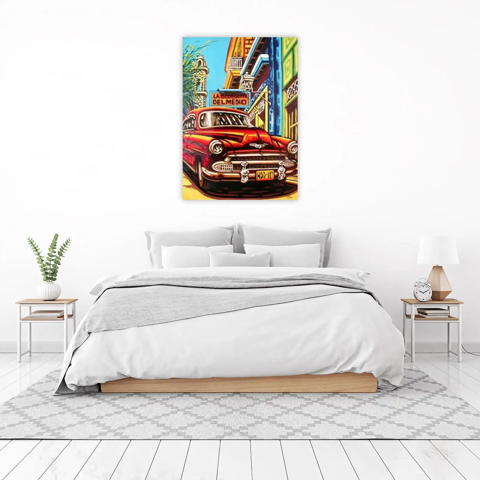 Vibrant Havana Classic Car Wall Art