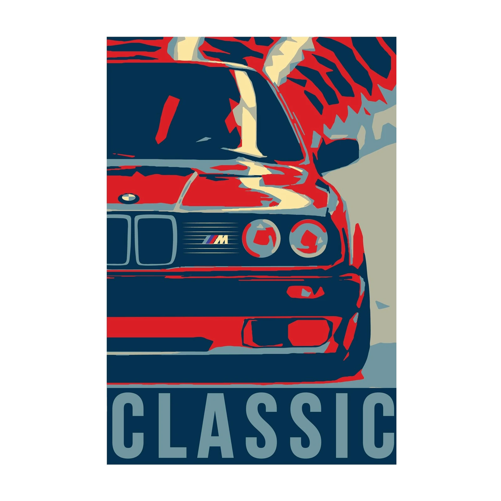 Classic BMW M Series Pop Art Wall Art