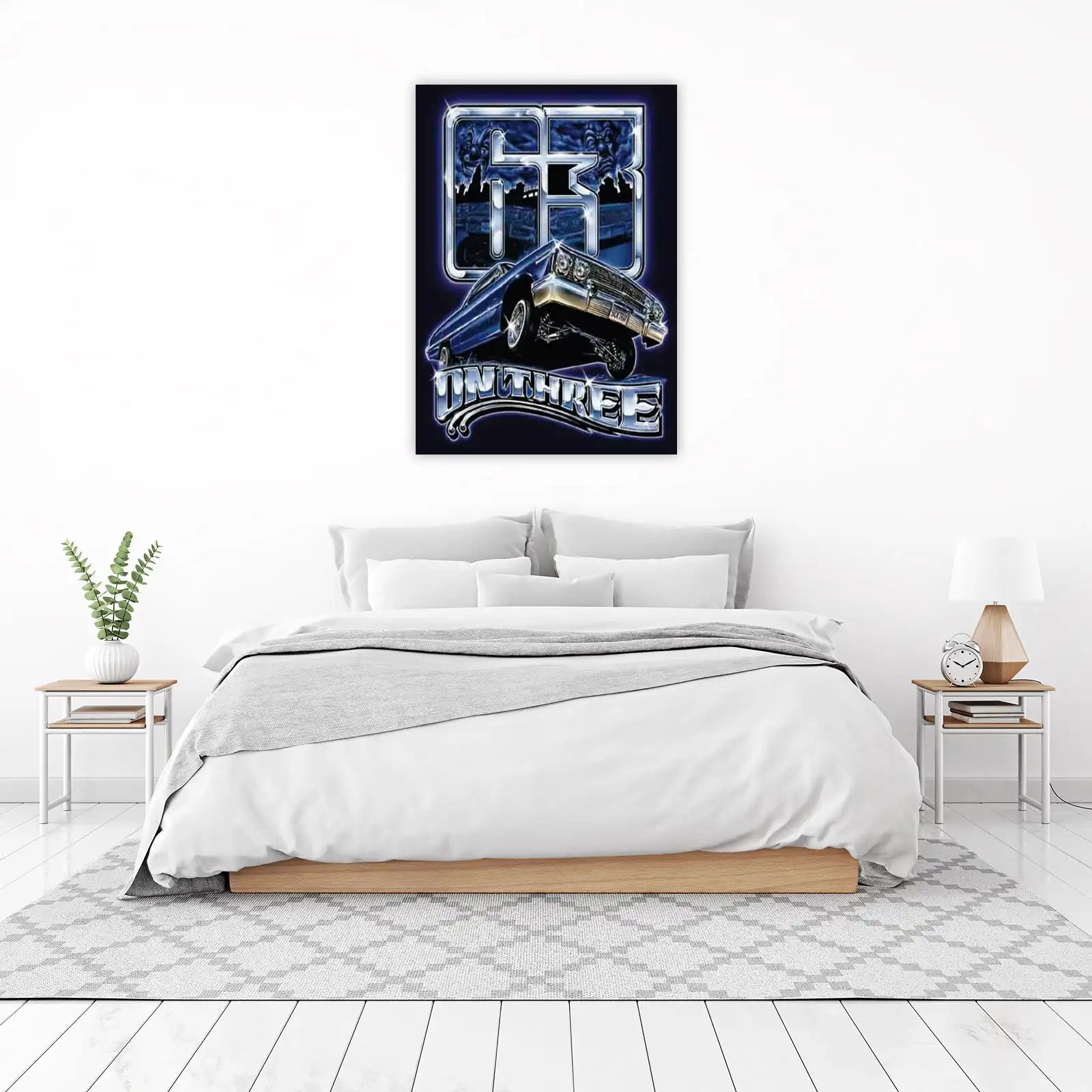 Lowrider "On Three" Chrome Art Wall Art
