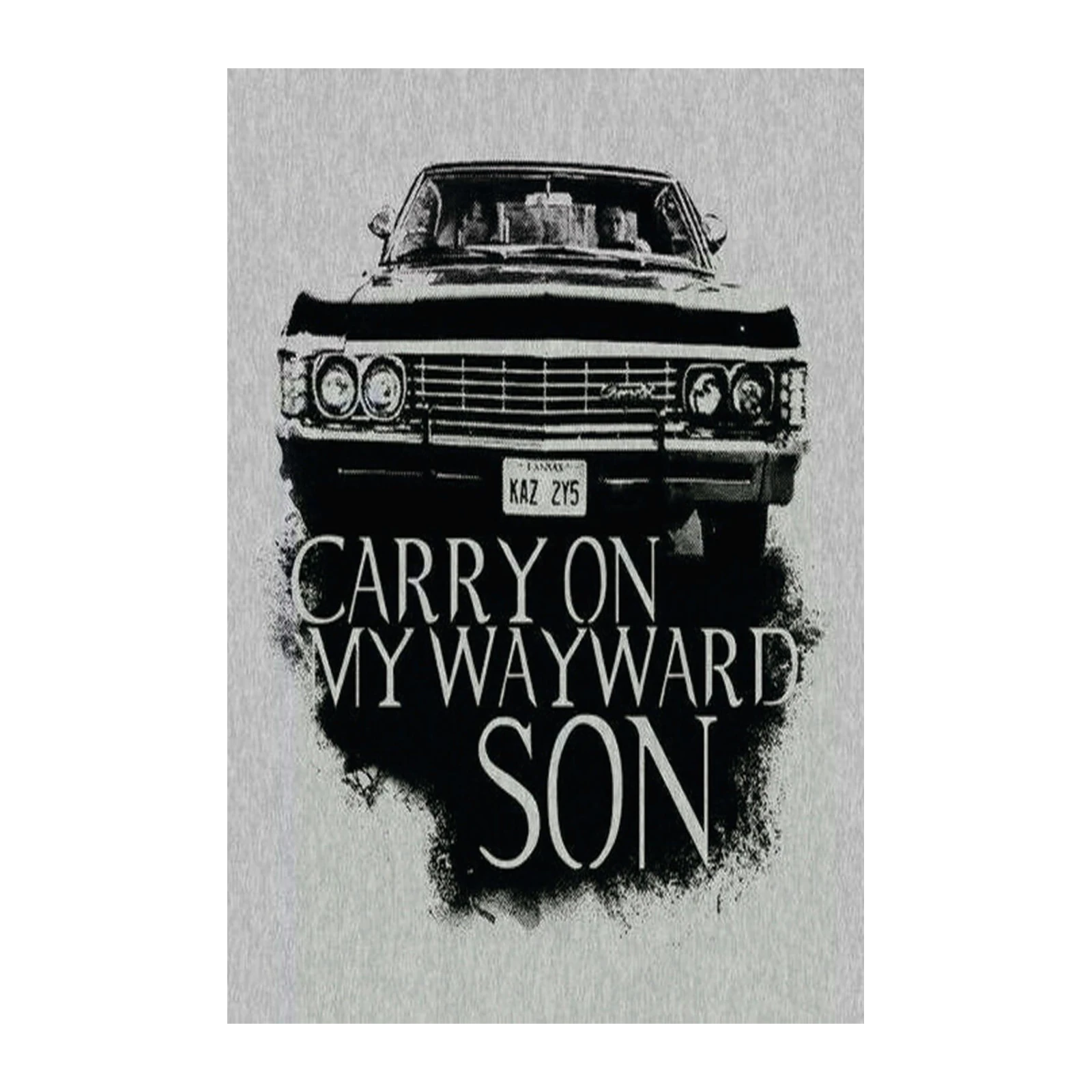 Carry On My Wayward Son Vintage Car Wall Art