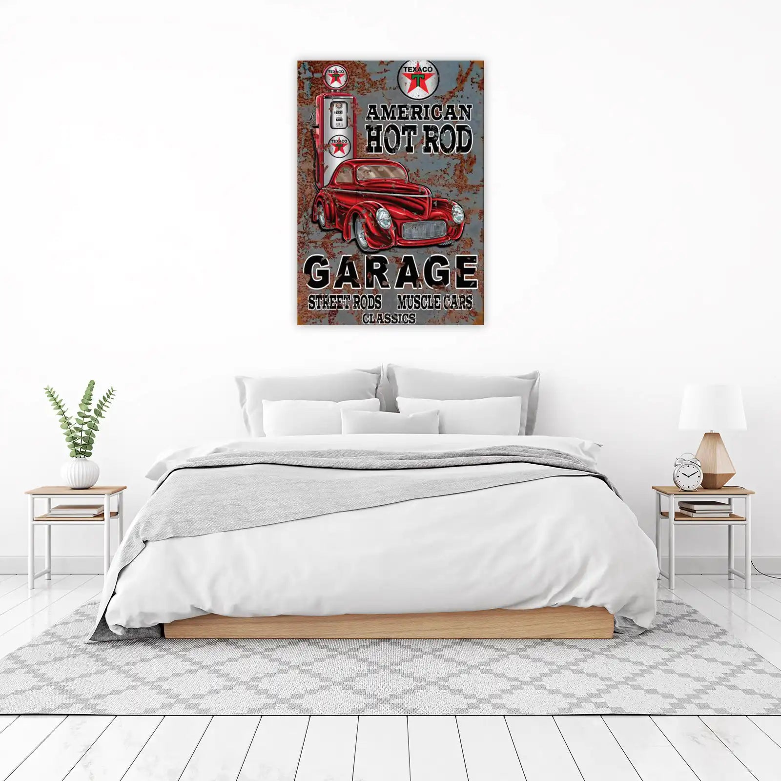 American Hot Rod Garage Wall Art