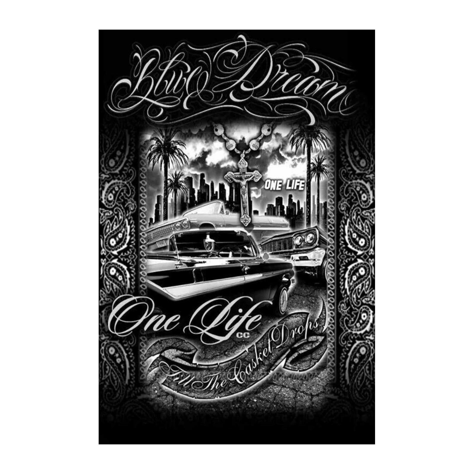 Chicano Lowrider Dream Wall Art