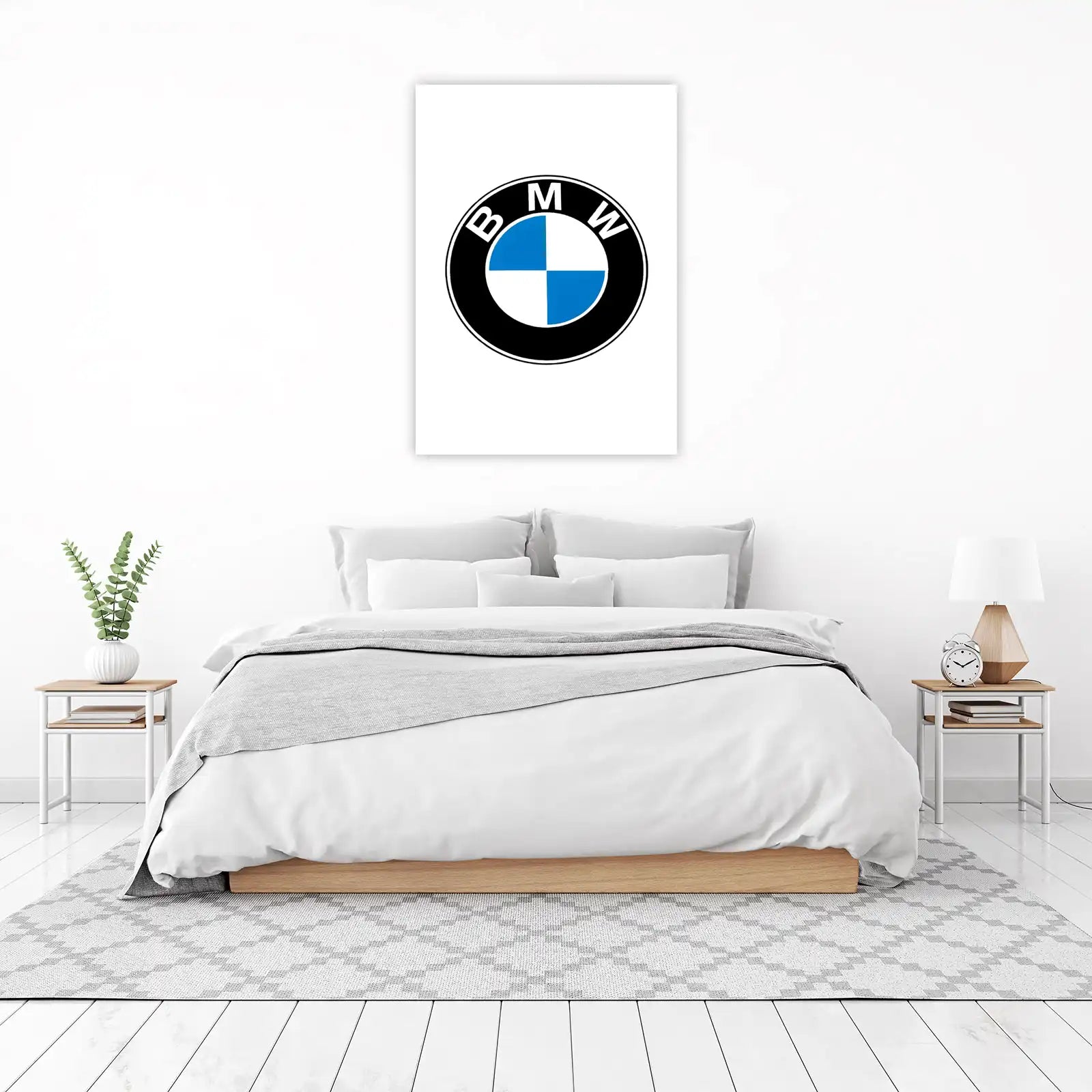 Classic BMW Logo Premium Wall Art
