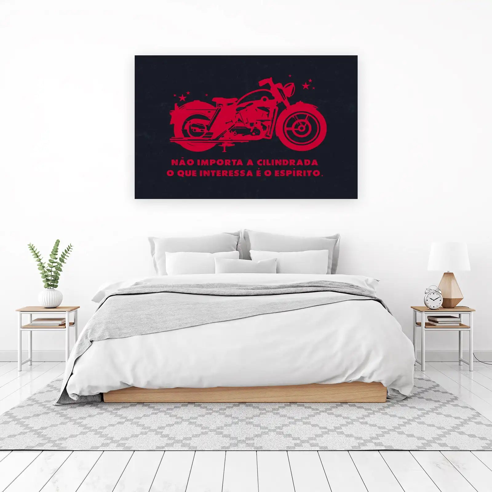 Red Motorcycle Spirit Wall Art